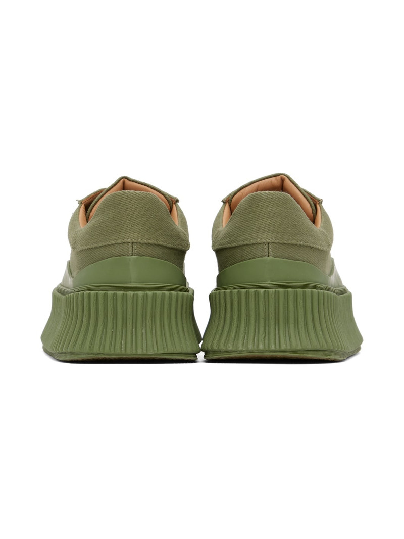 Green Platform Sneakers 2