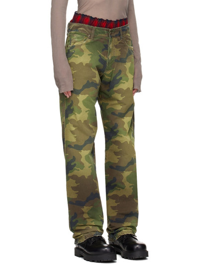 424 Green Camouflage Trousers outlook