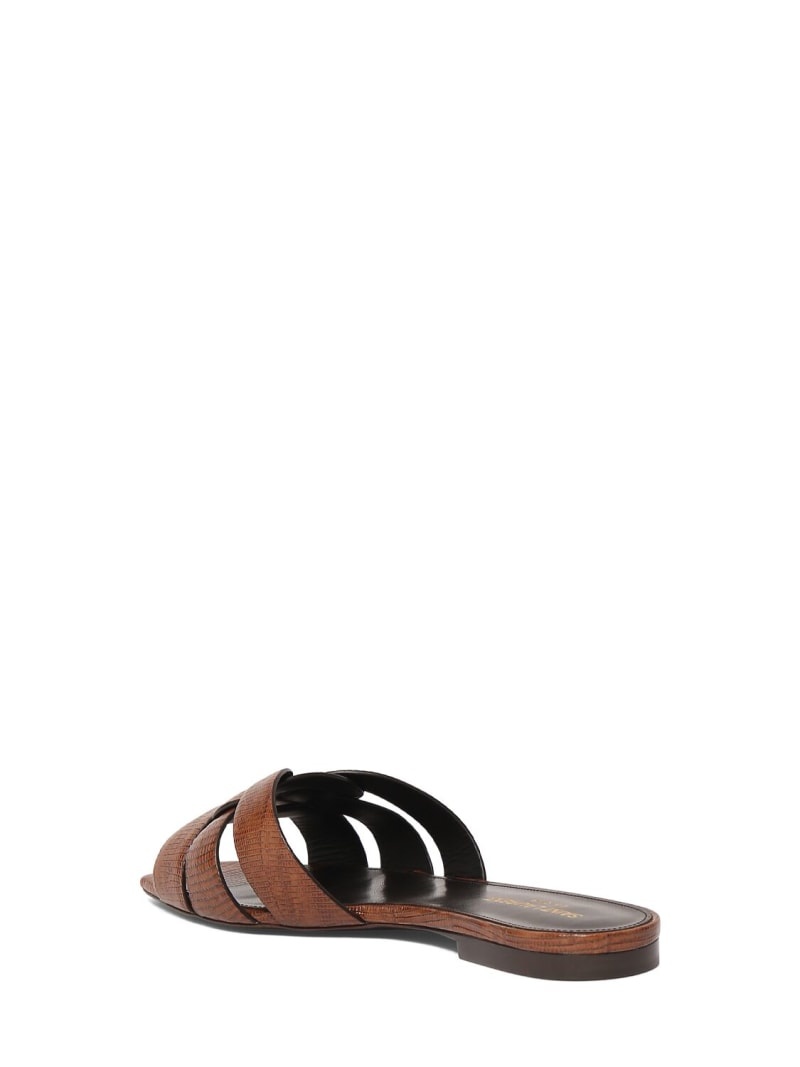 5mm Tribute leather flat sandals - 4