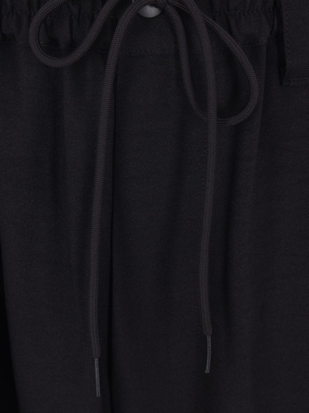drawstring-waist cargo pants - 3
