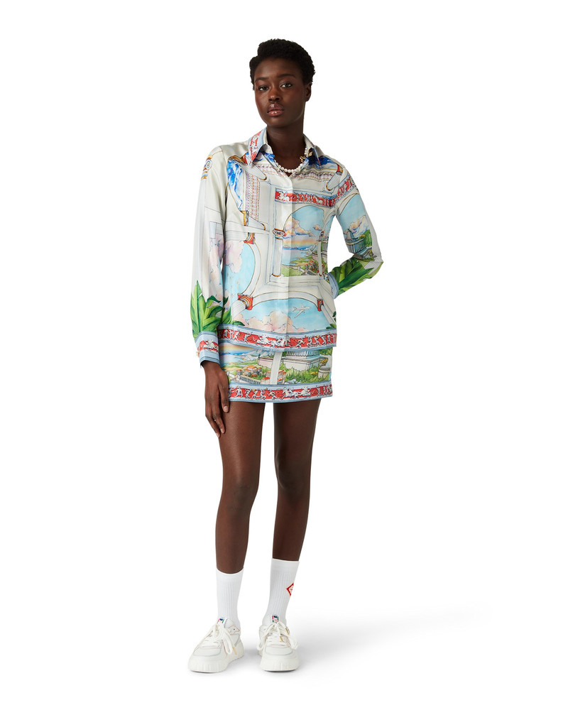 CASABLANCA Le Passage Silk Shirt | Casablanca Paris outlook