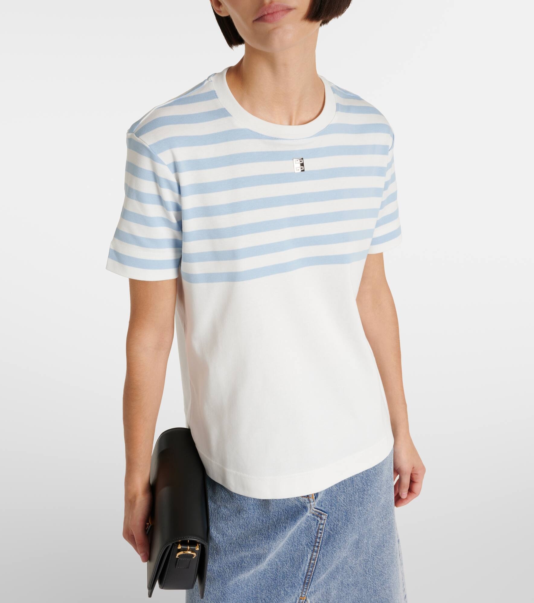 4G striped cotton T-shirt - 4