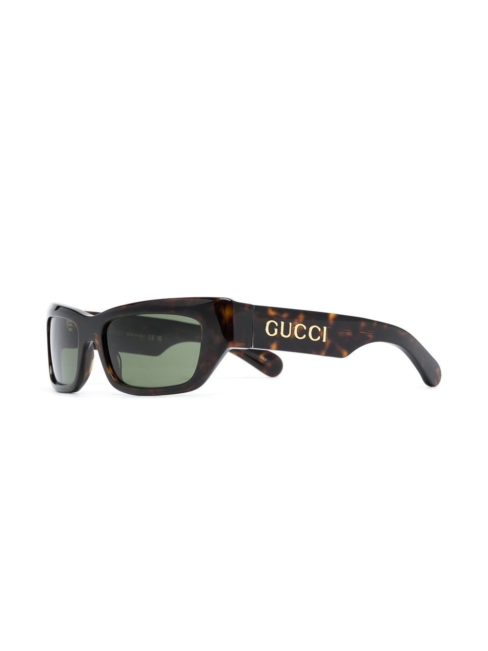 side logo-plaque detail sunglasses - 2