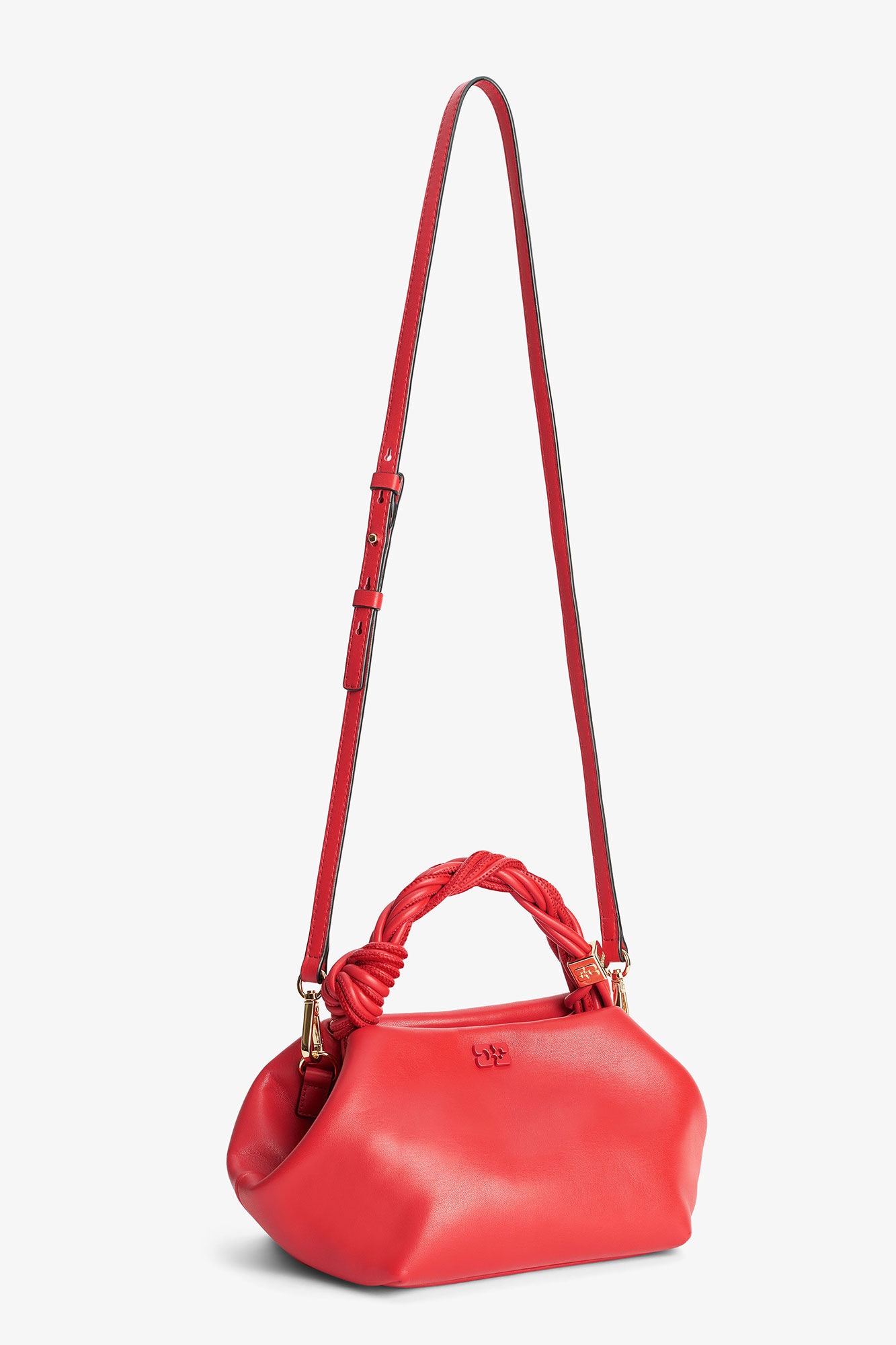 RED SMALL GANNI BOU BAG - 7