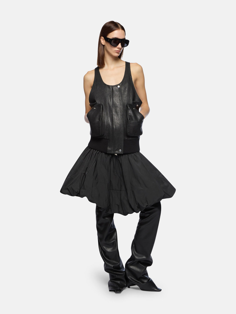 THE ATTICO BLACK MIDI SKIRT outlook