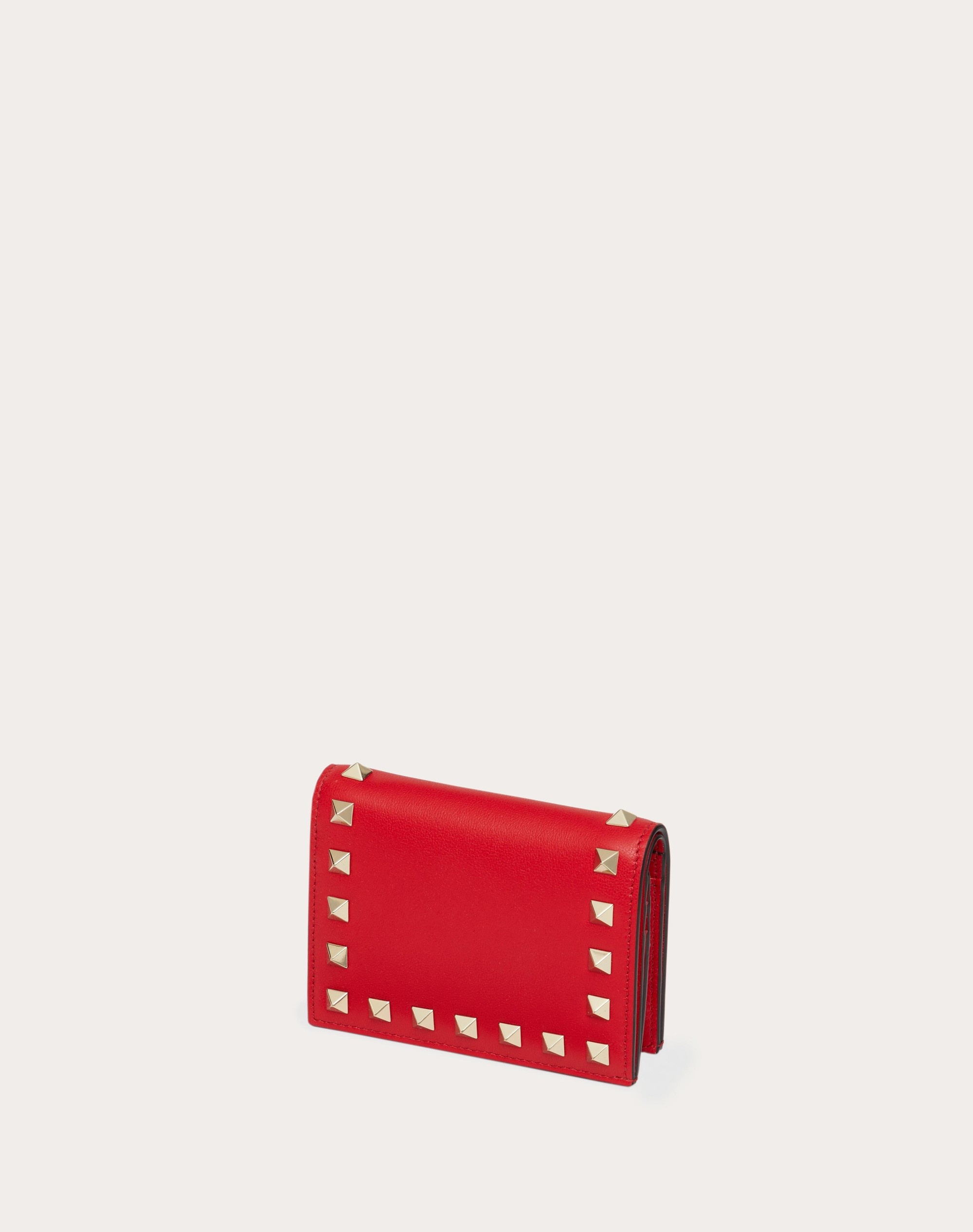SMALL ROCKSTUD CALFSKIN WALLET - 4