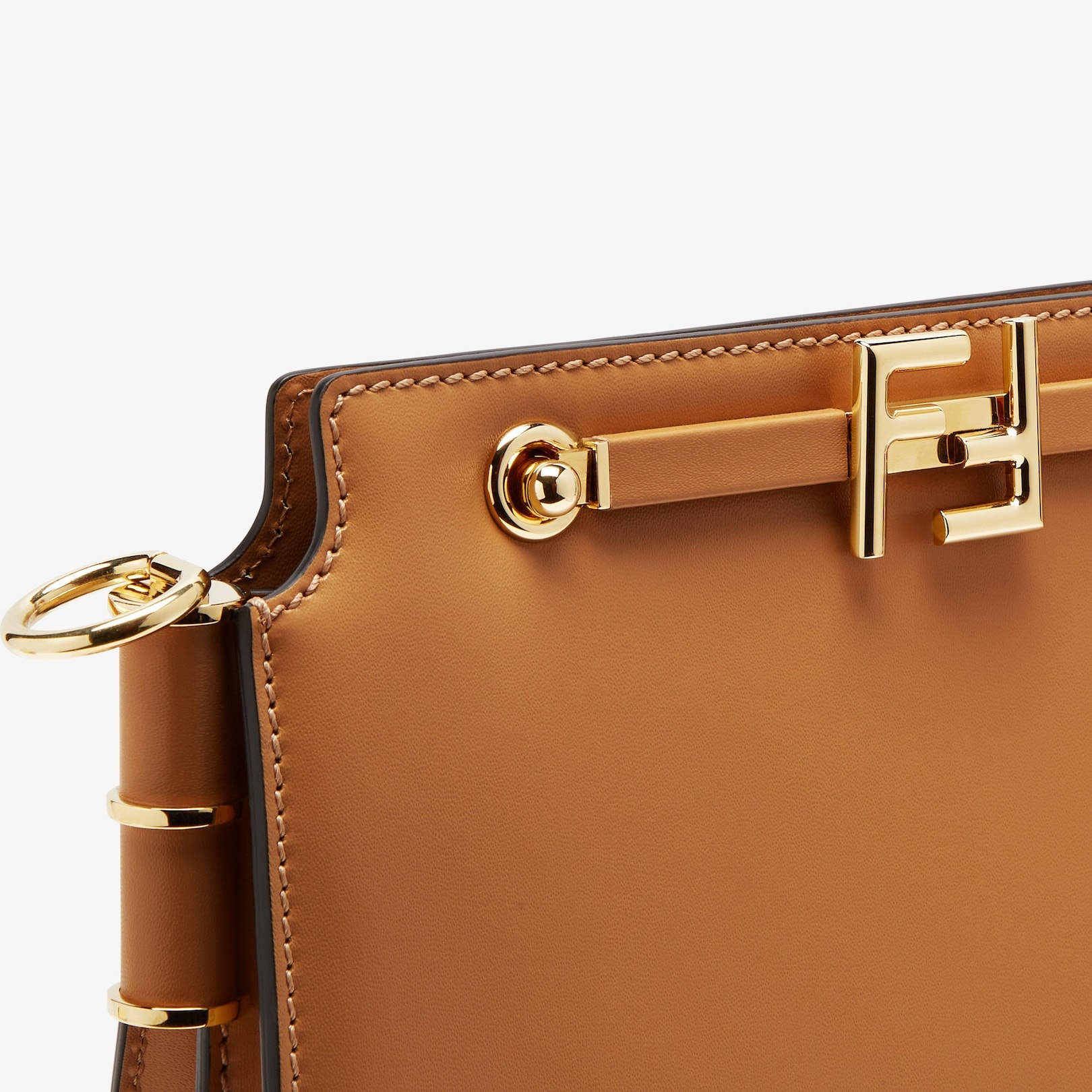 Brown leather bag - 5