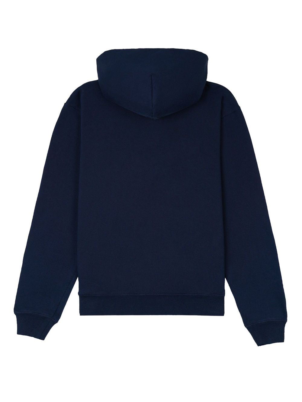 slogan-print cotton hoodie - 3