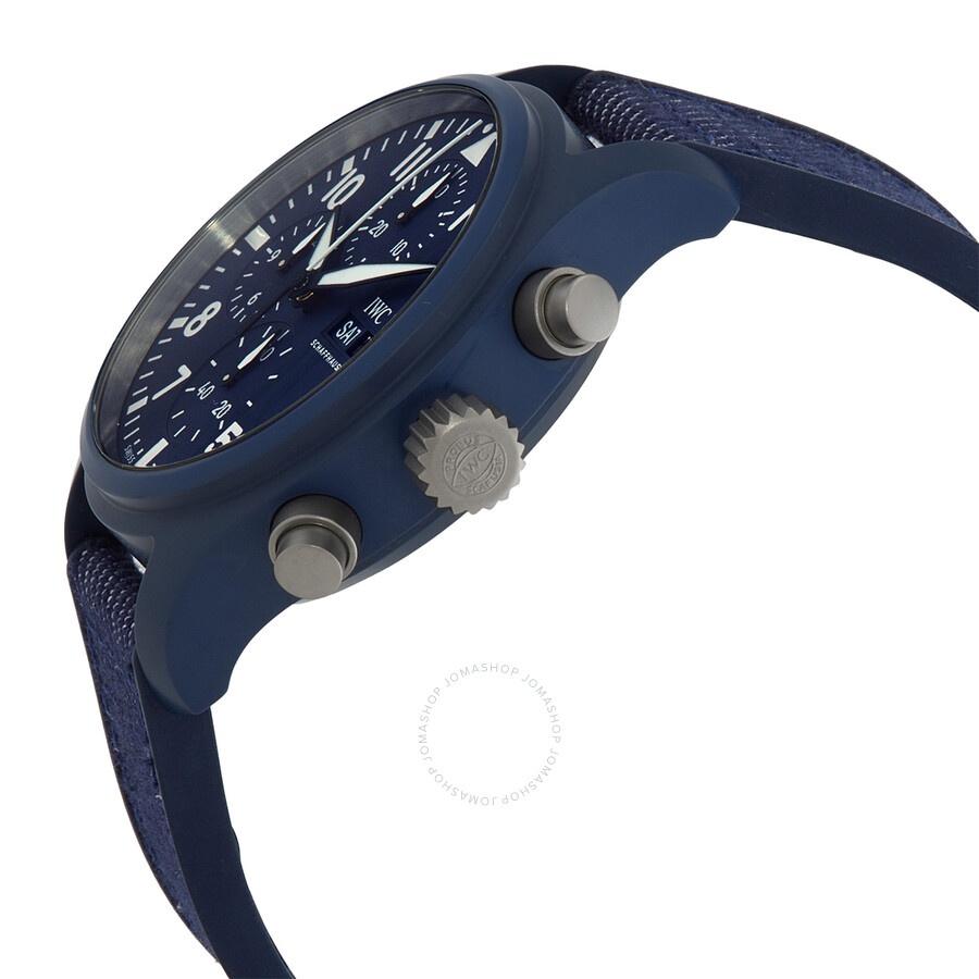 IWC Top Gun 41 Oceana Chronograph Automatic Blue Dial Men's Watch IW389404 - 2