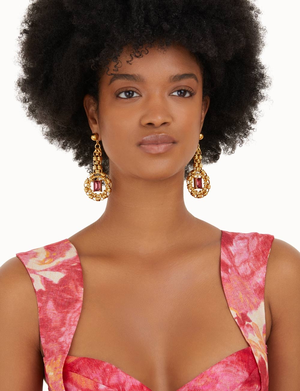 CRYSTAL STATEMENT EARRINGS - 4