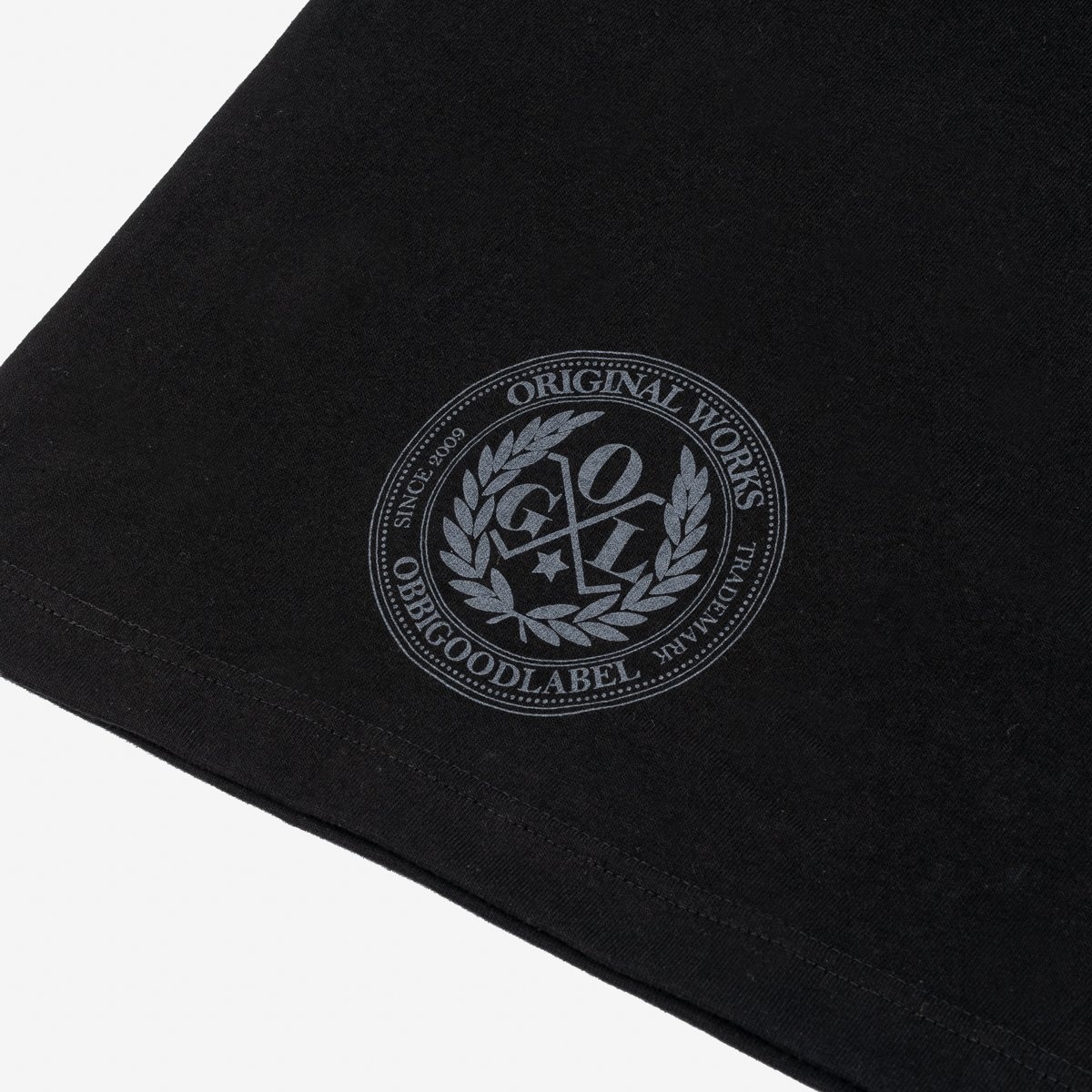 OGL 5.6oz Henley Tee - Black - 6