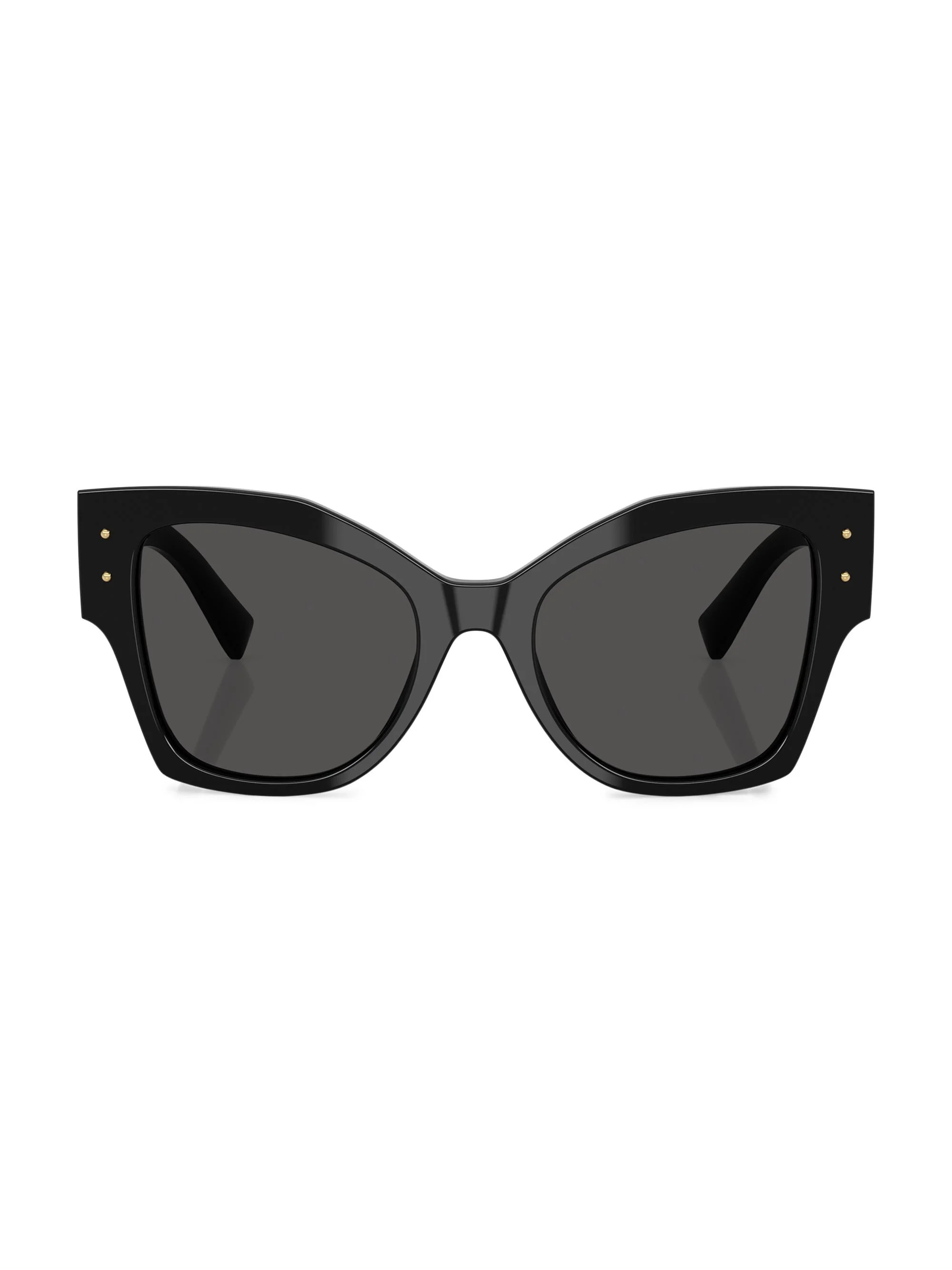 Women's 53MM Cat-Eye Sunglasses - Dark Grey Black - 1