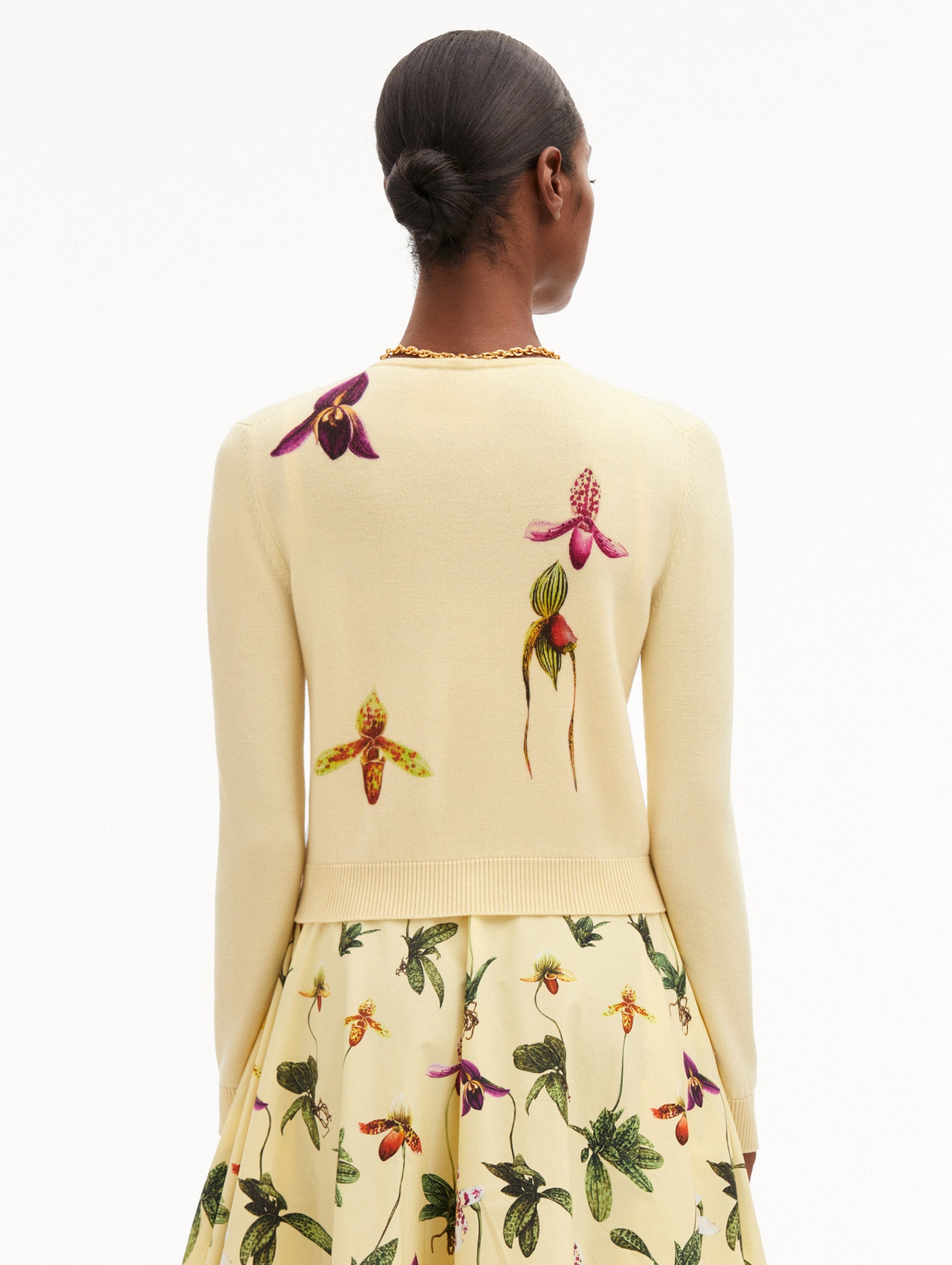ORCHID PRINTED CARDIGAN - 4