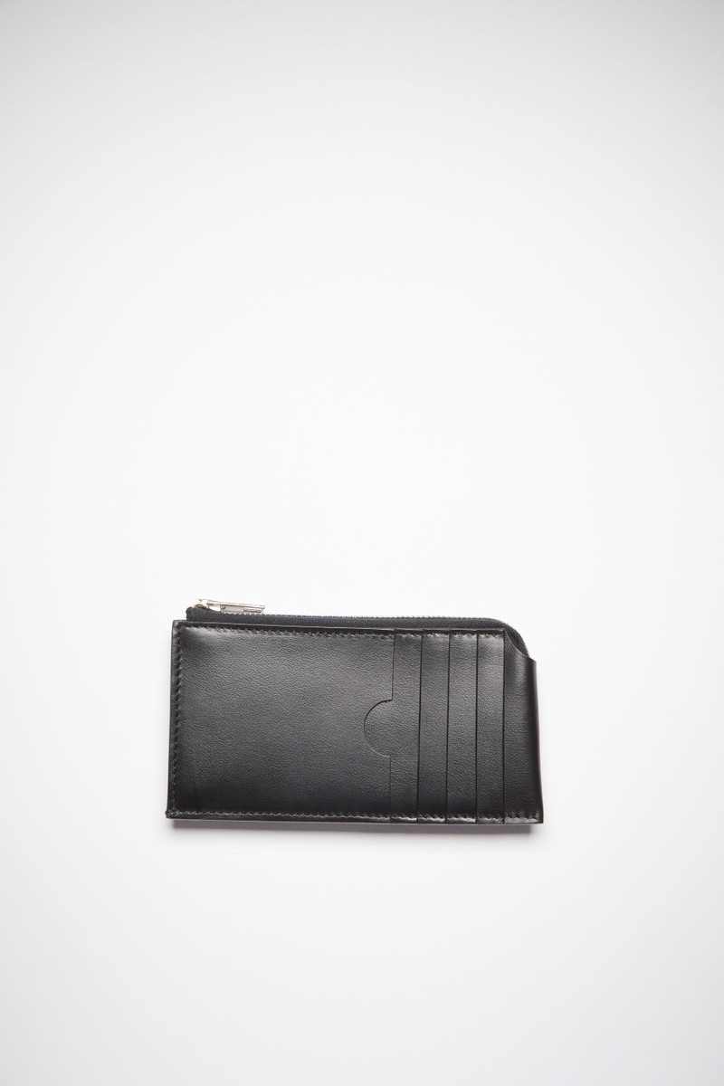 Zippered card wallet - Black 3