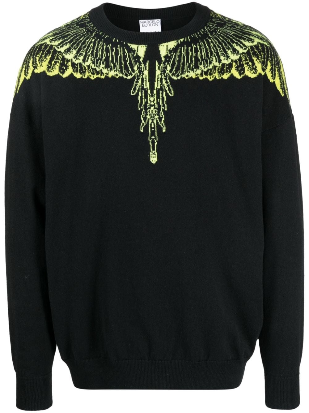 Wings-intarsia jumper - 1