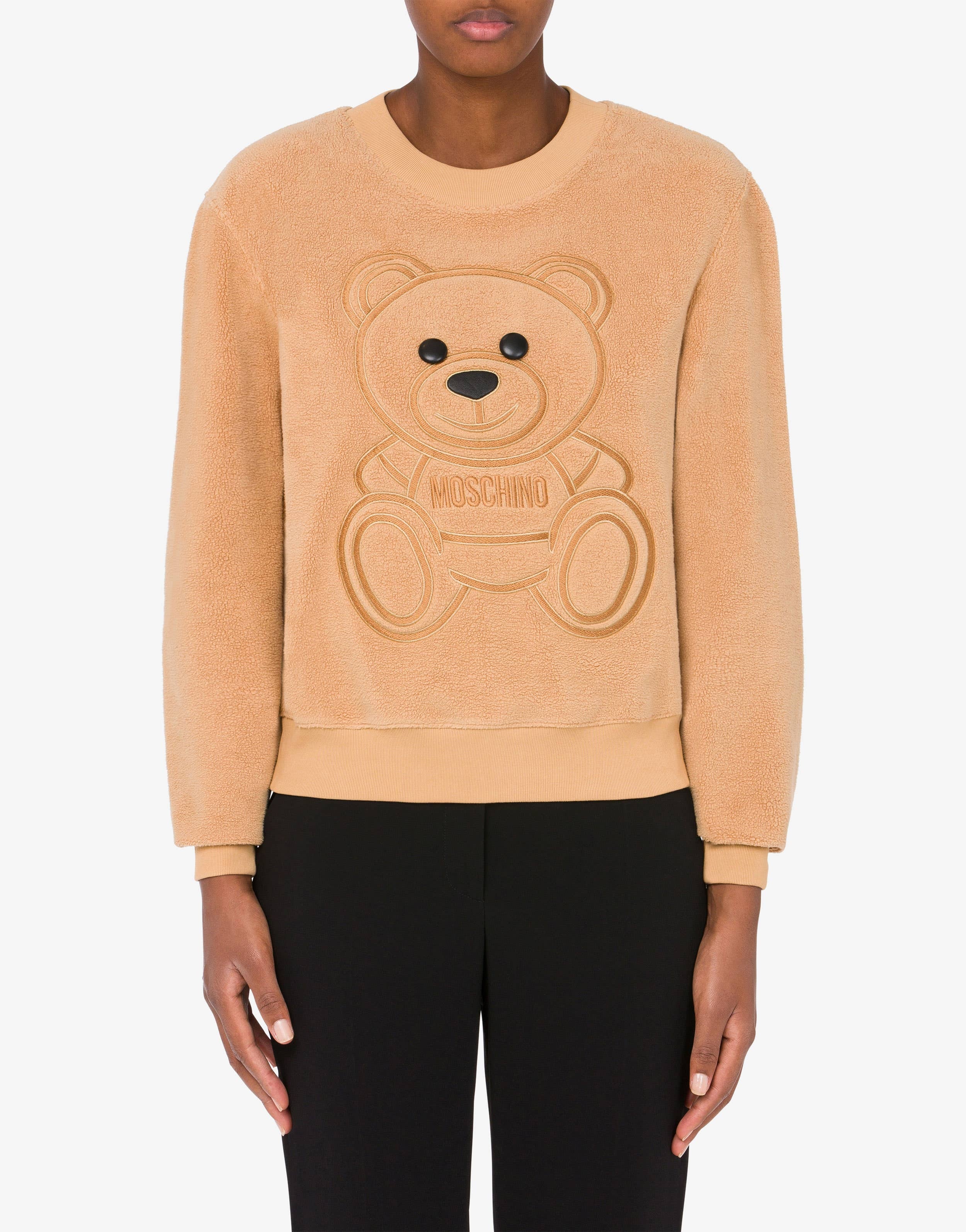 MOSCHINO TEDDY BEAR COTTON SWEATSHIRT - 2