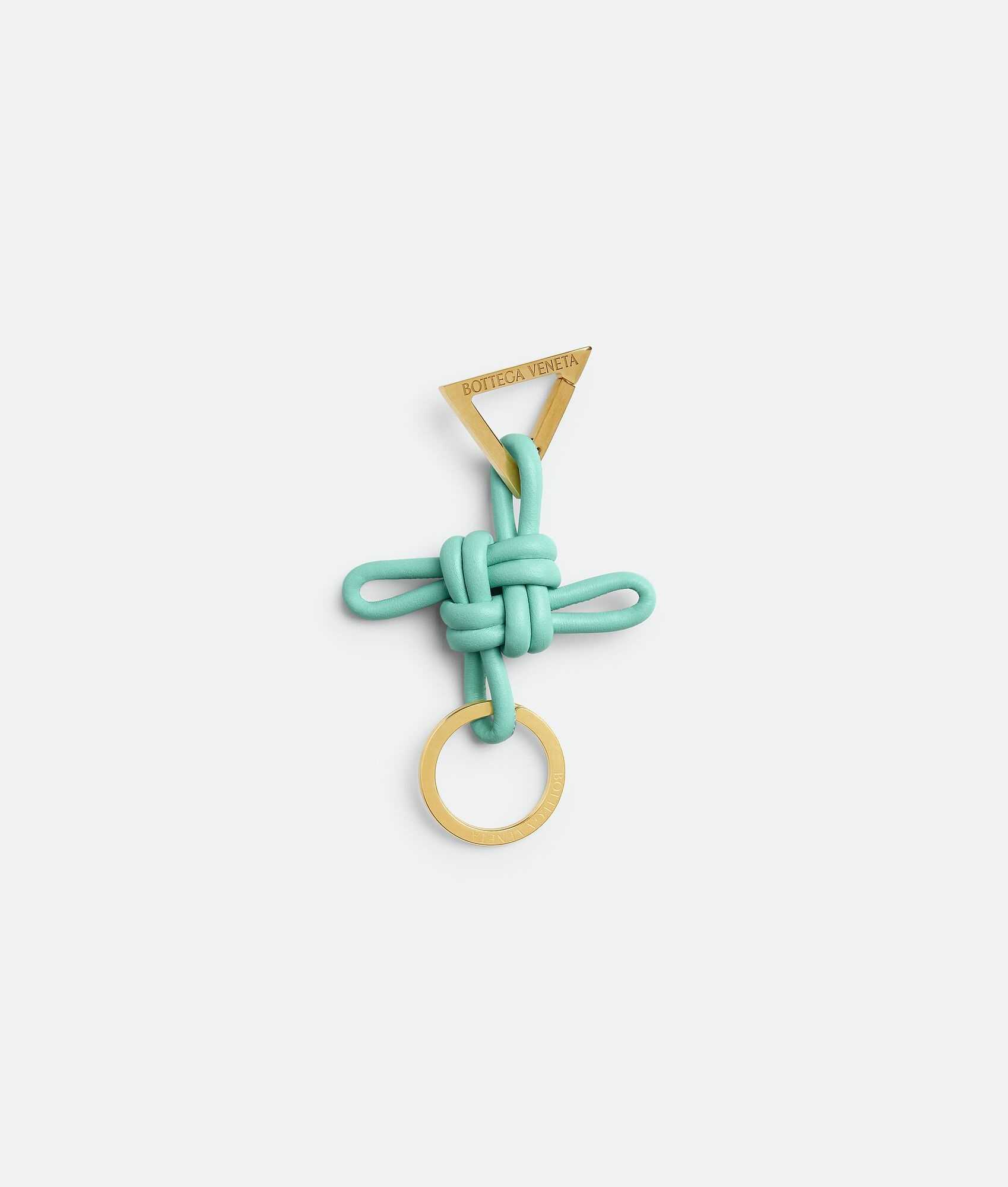Triangle Square Double Knot Key Ring - 1