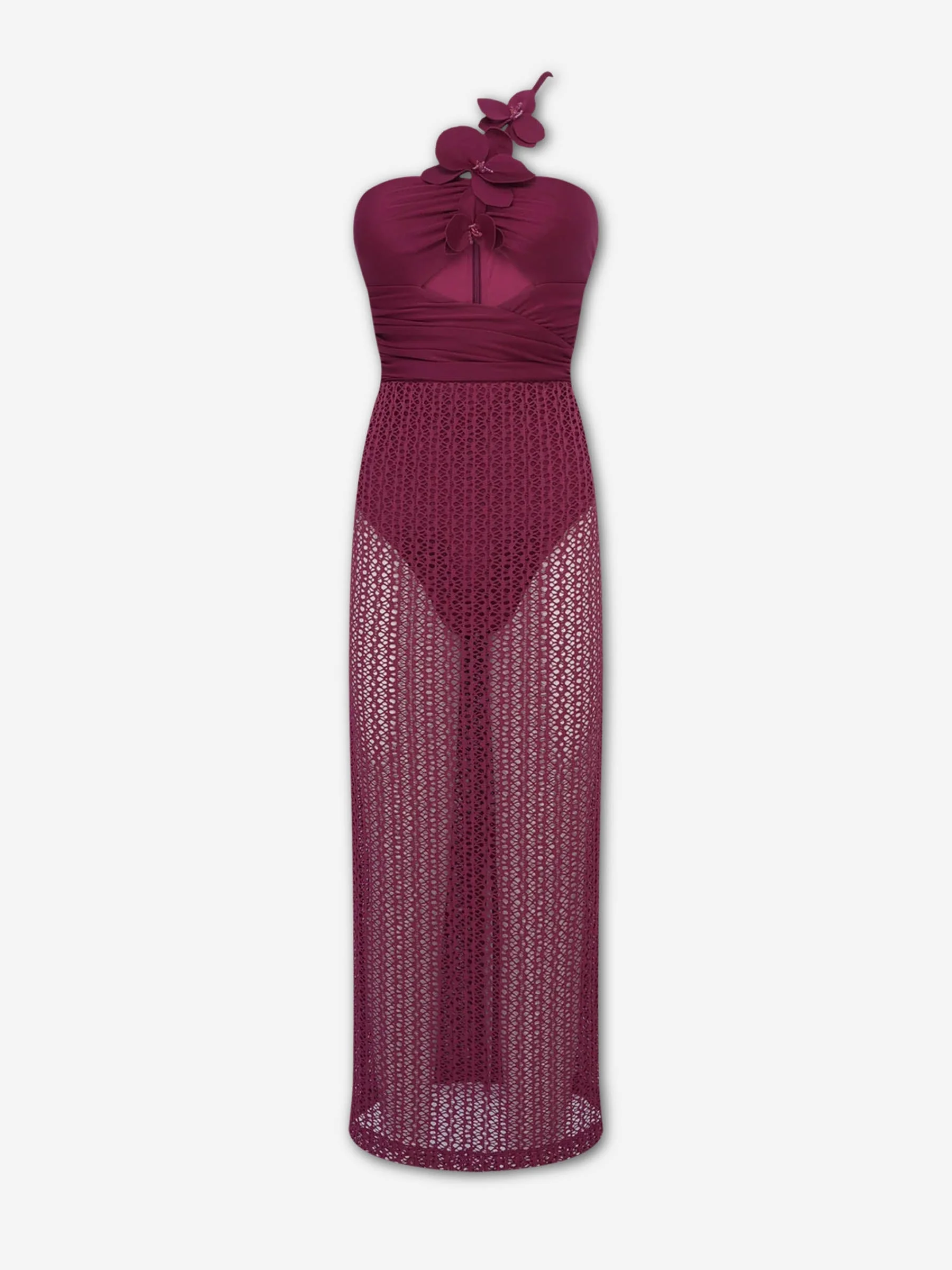 PETAL SHEEN DRESS - 1