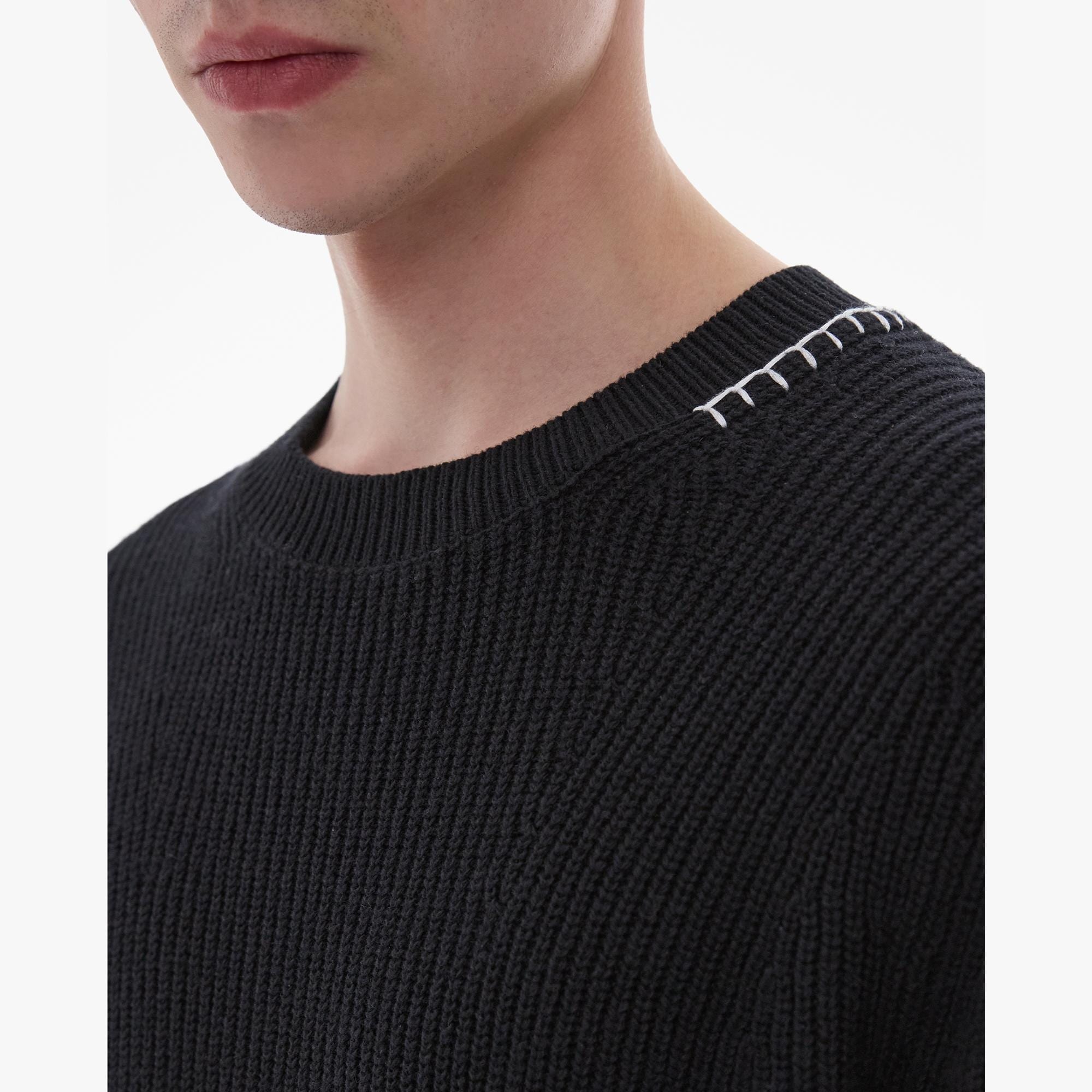 EMBROIDERED CREWNECK SWEATER - 6
