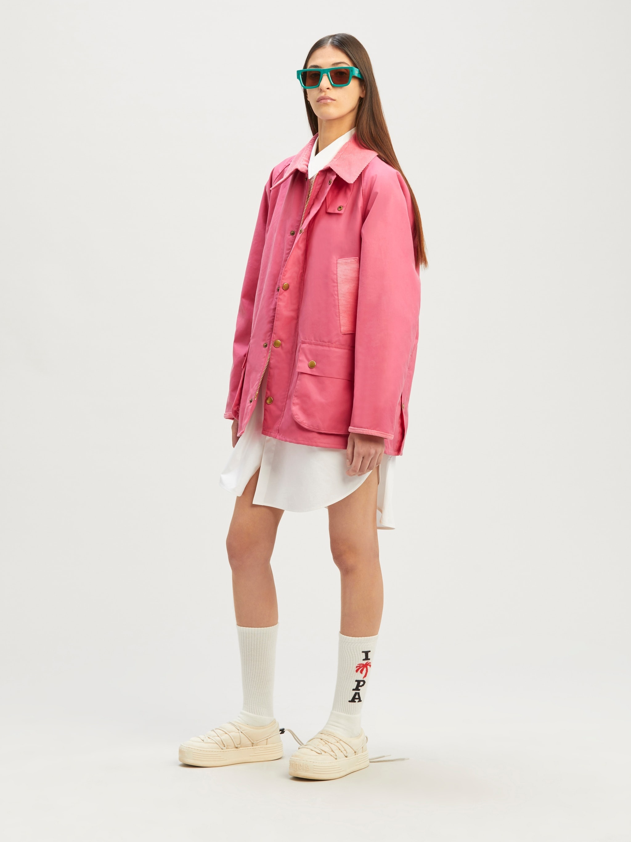 Palm Angels x Barbour Bedale Wax Jacket - 3
