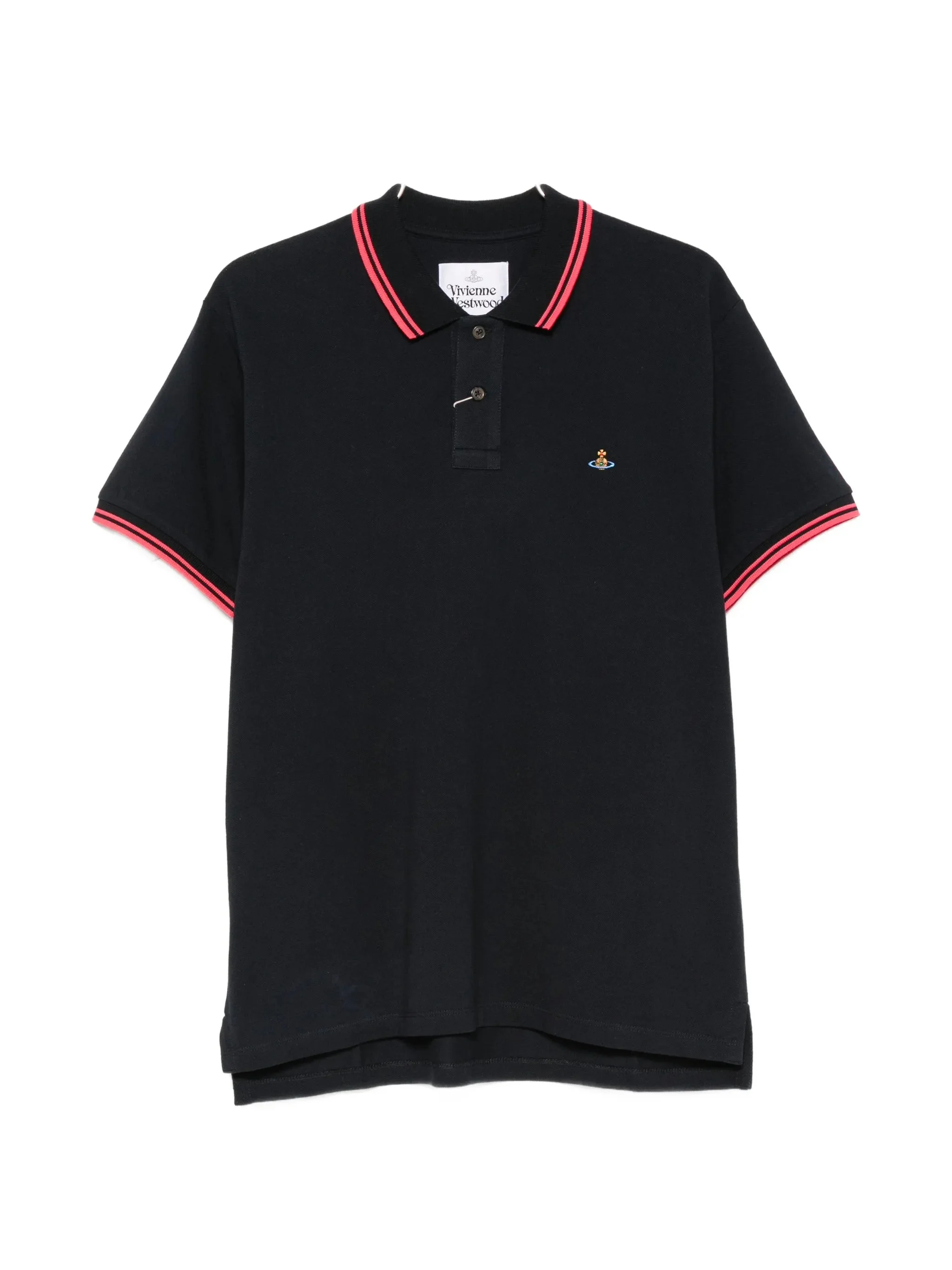 Vivienne Westwood Classic Embroidered-detail Cotton Polo Shirt - 1