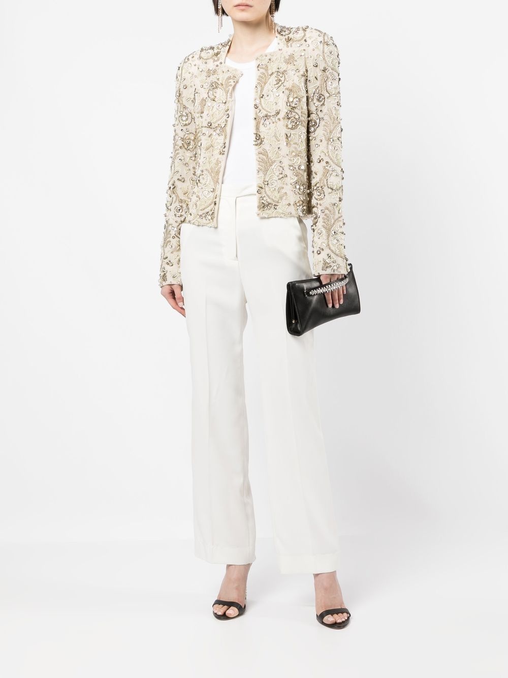 baroque-embellished cardigan - 2