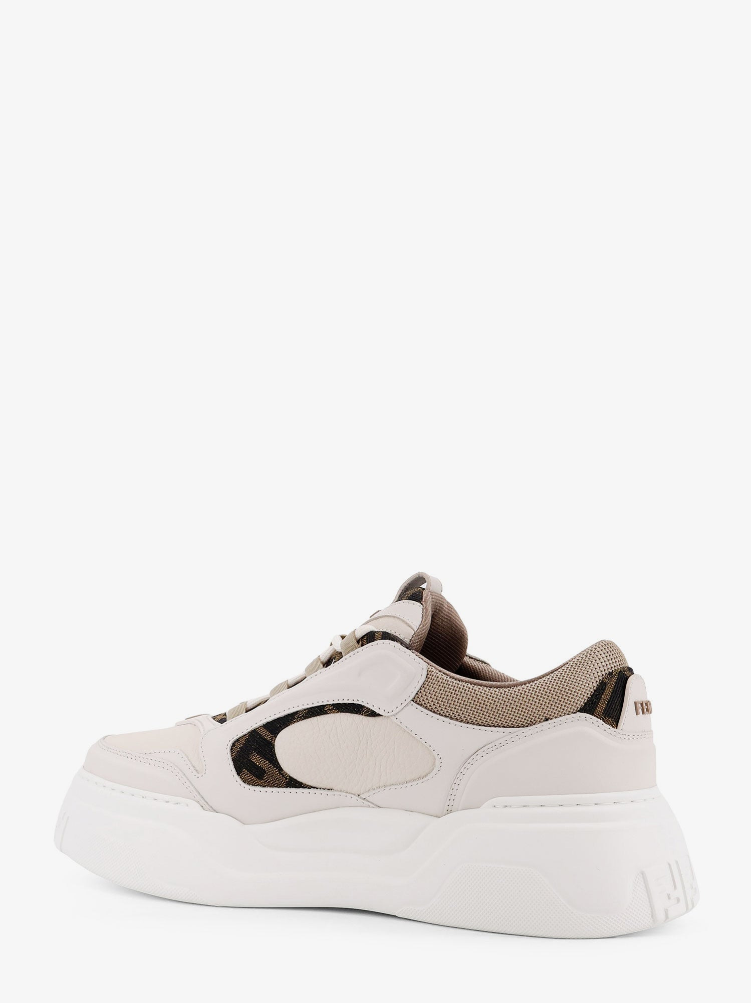 Fendi Fendi Force Low-Top Leather Sneakers - 3