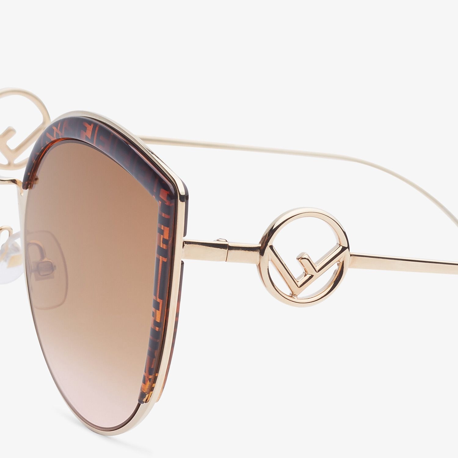 Rose-gold-colored sunglasses - 3