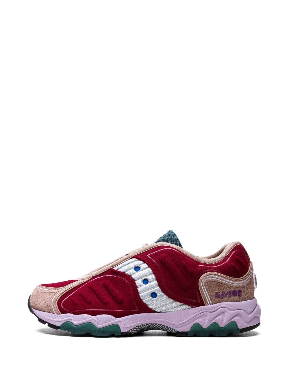 x Jae Tips Matrix "Burgundy/Tan/Multicolour" sneakers - 5