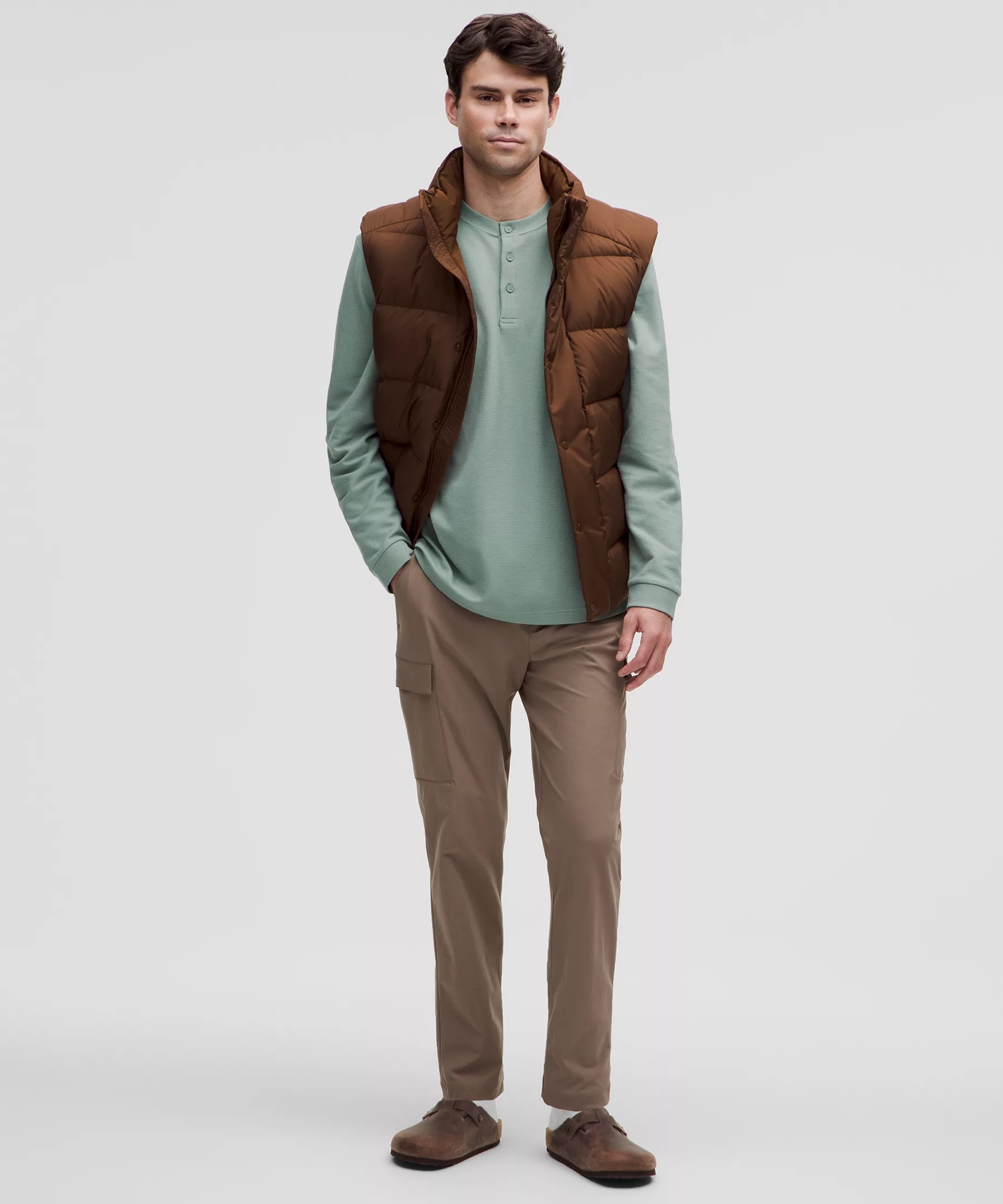 Heavyweight Cotton Textured Henley - 2