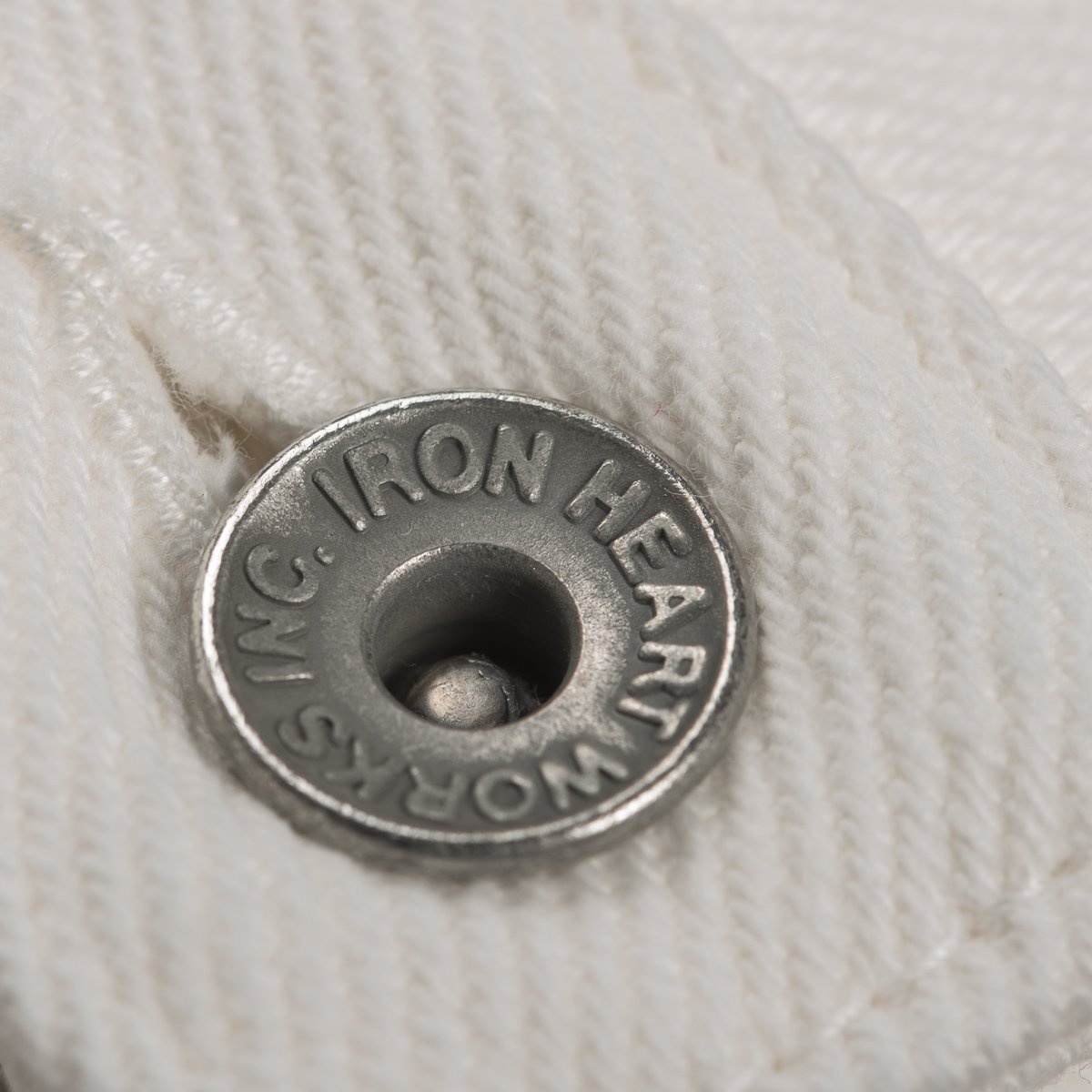IH-634S-WH 21oz Selvedge Denim Straight Cut Jeans - White - 10