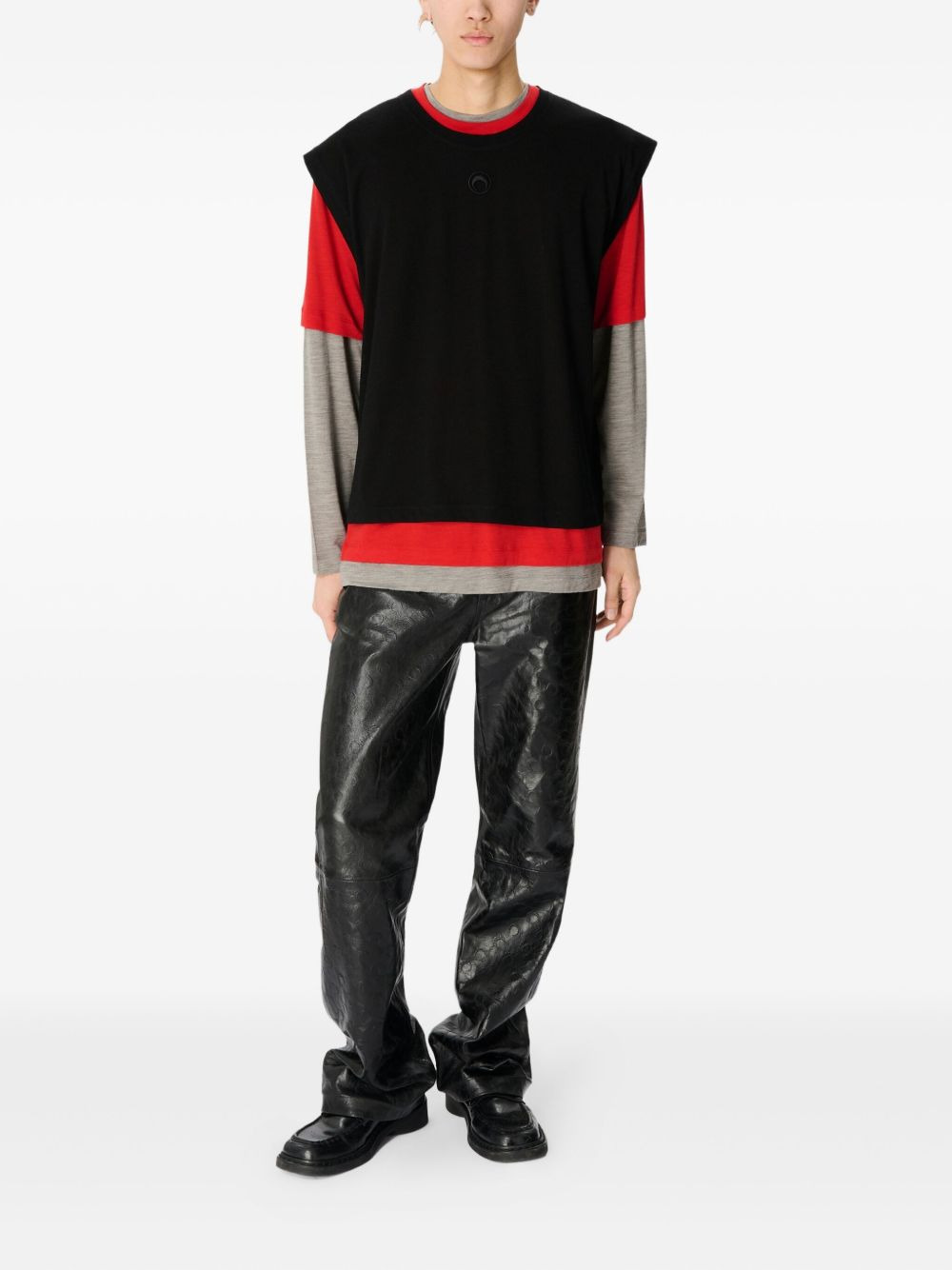 layered T-shirt - 2