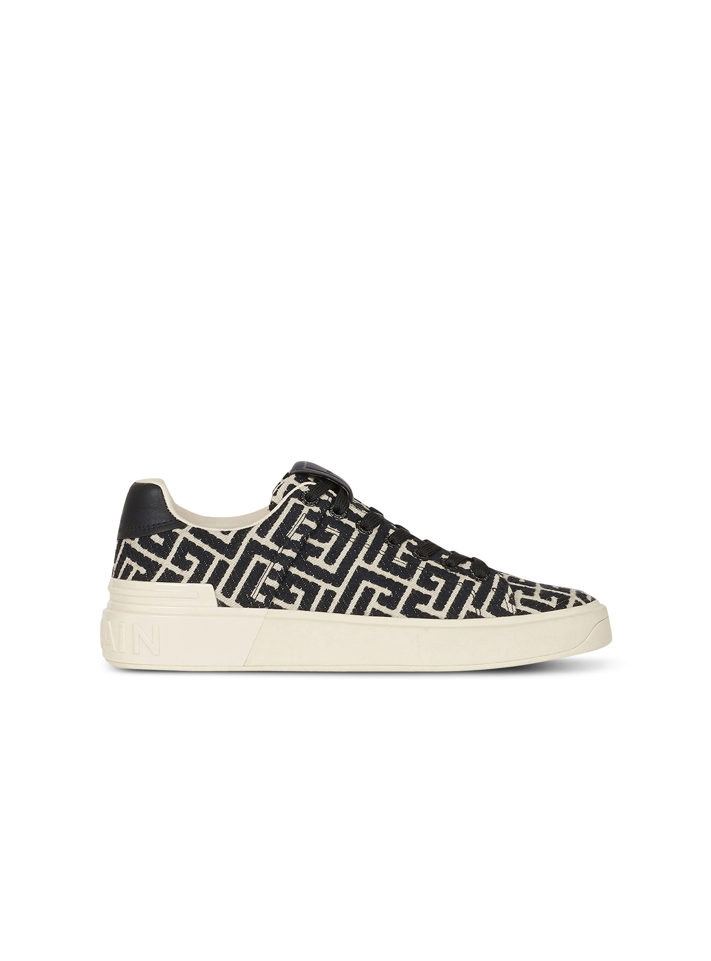 Bicolor jacquard B-Court sneakers - 1