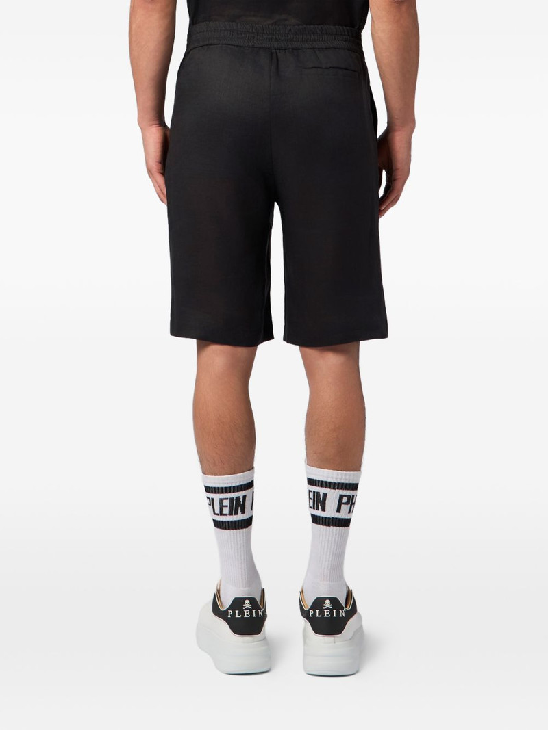 elastic-waistband shorts 4