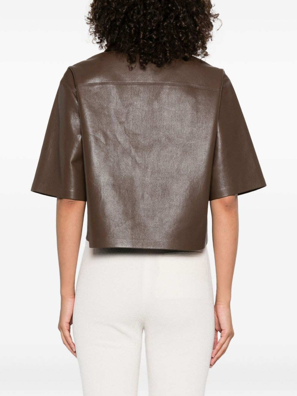 Maisie patch-pocket shirt - 4
