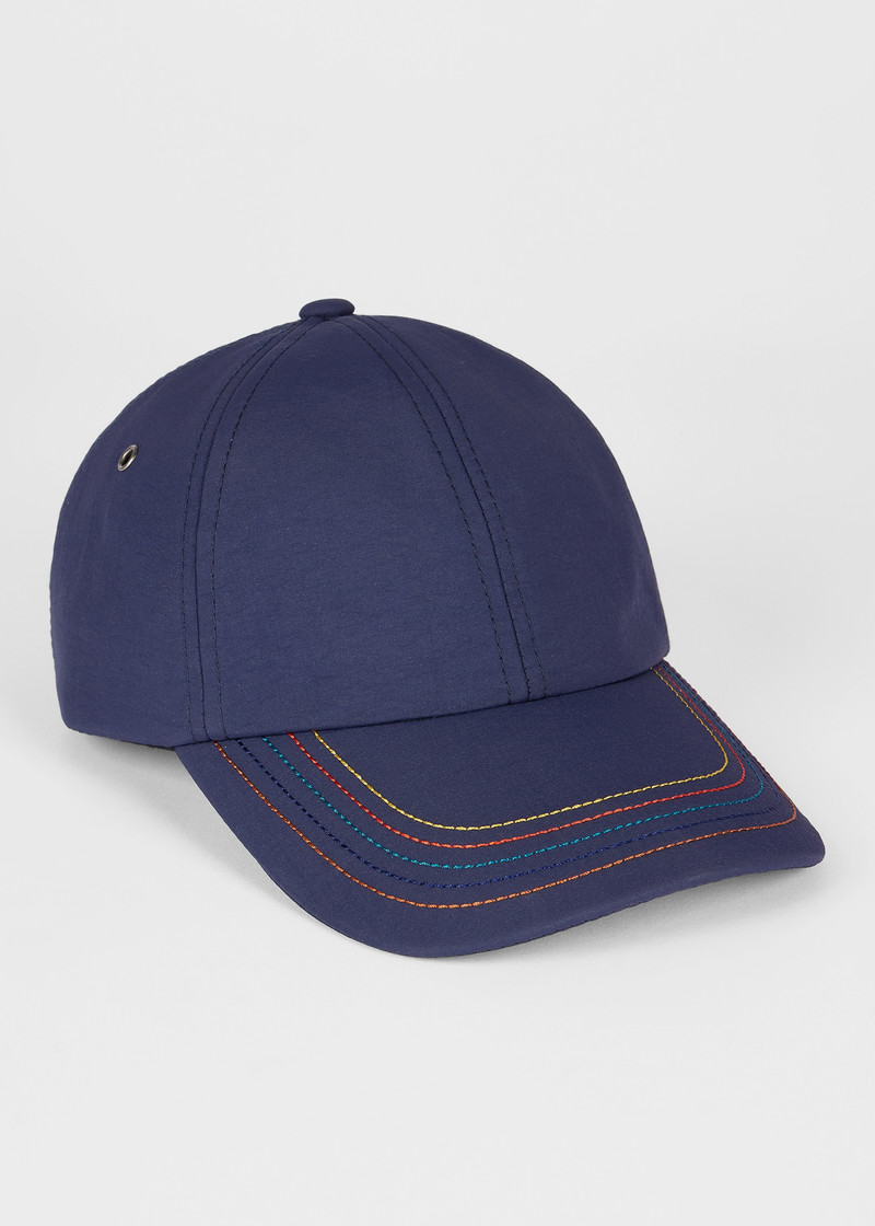 Paul Smith Navy 'Artist Stitch' Baseball Cap outlook