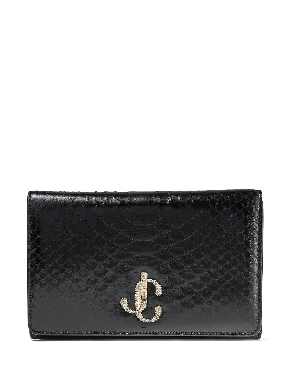 logo clutch bag - 1