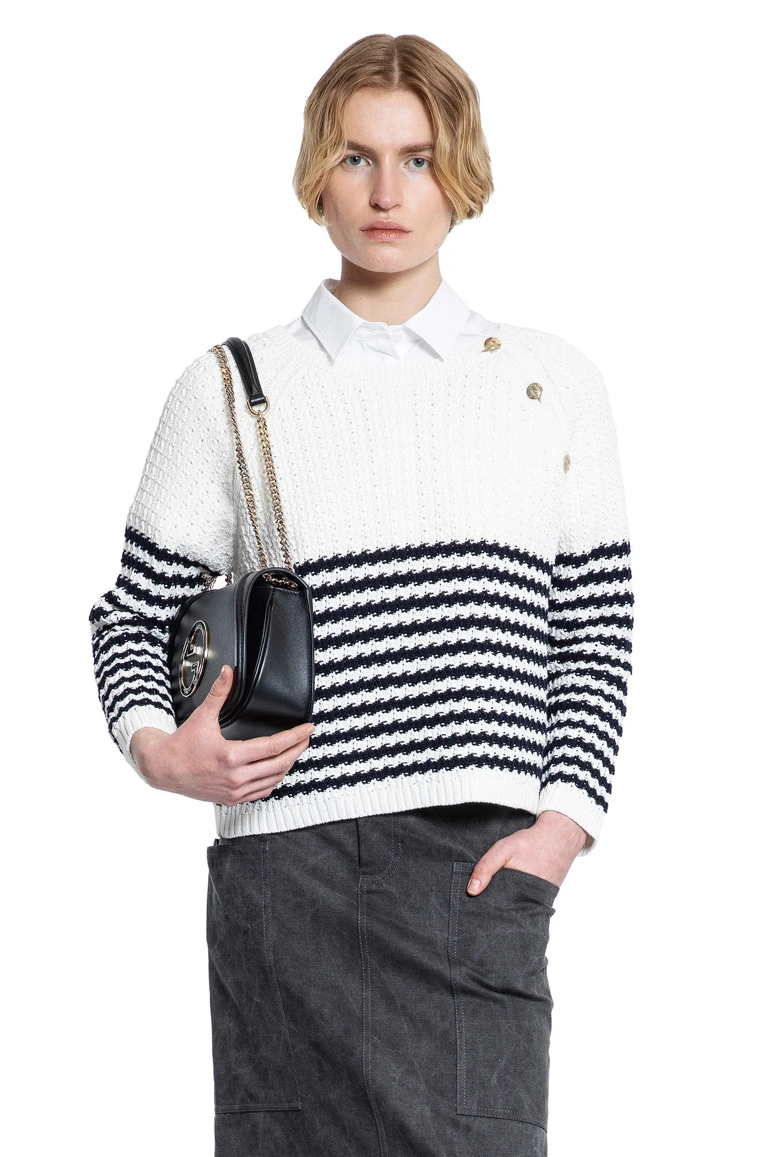 Striped-Crochet-Knit-Sweater - 5