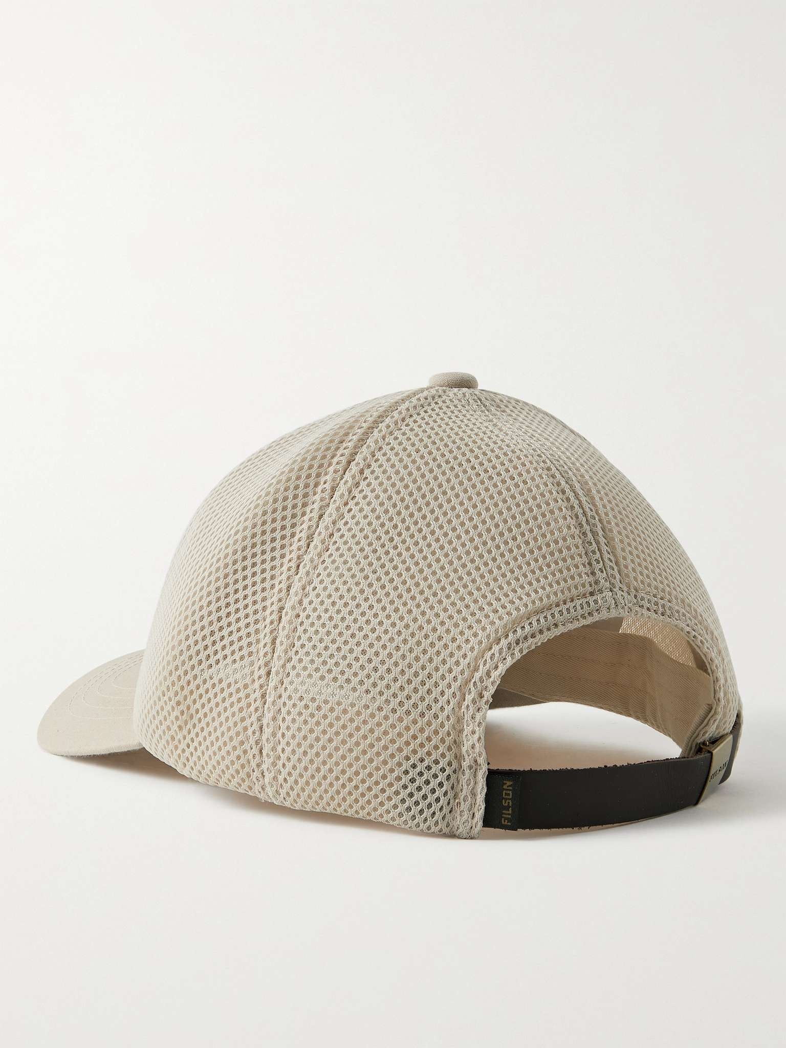 Logger Logo-Appliquéd Mesh and Cotton-Ripstop Baseball Cap - 3