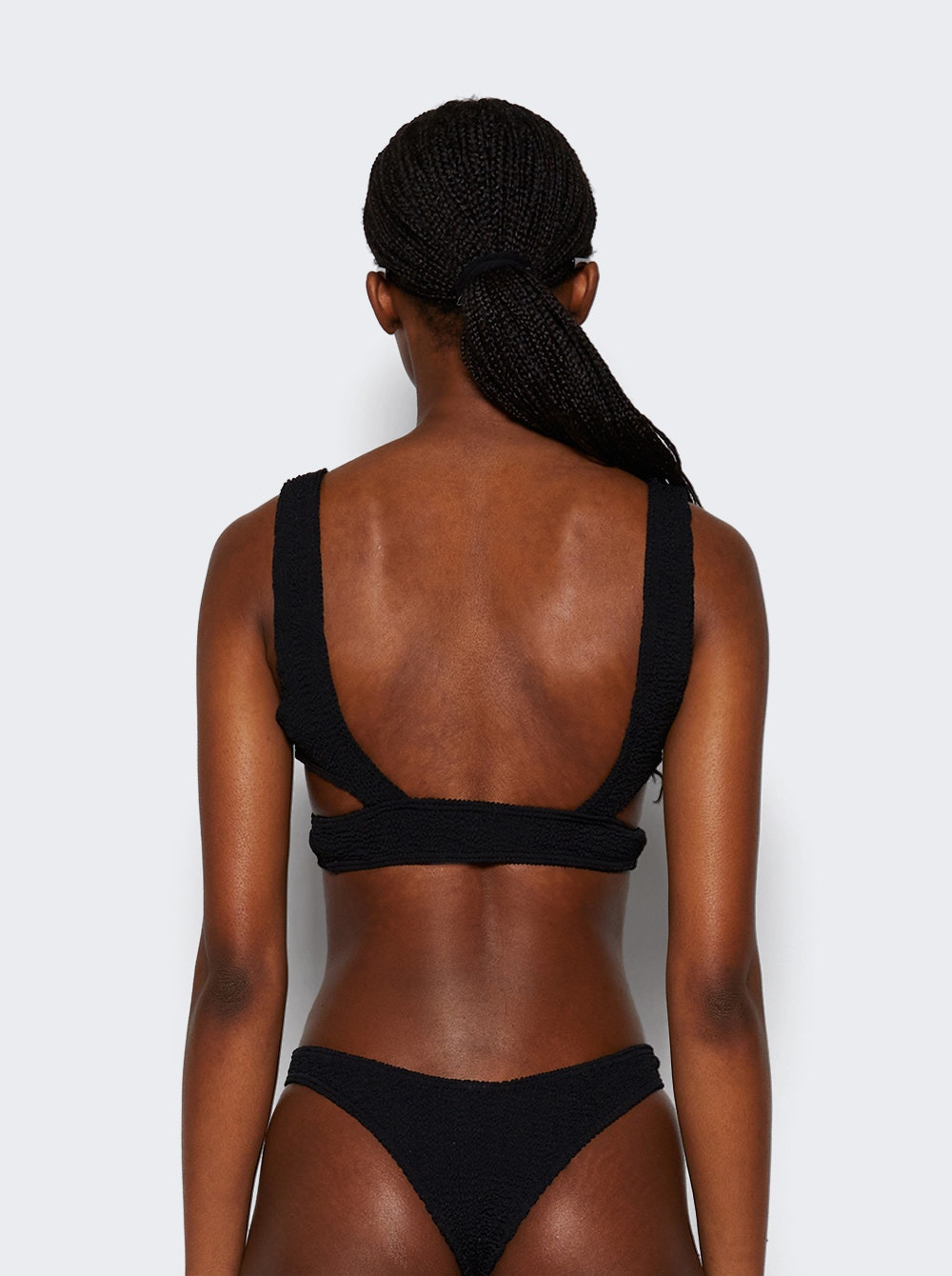 Splice Nino Crop Bikini Top Cobalt and Black - 5