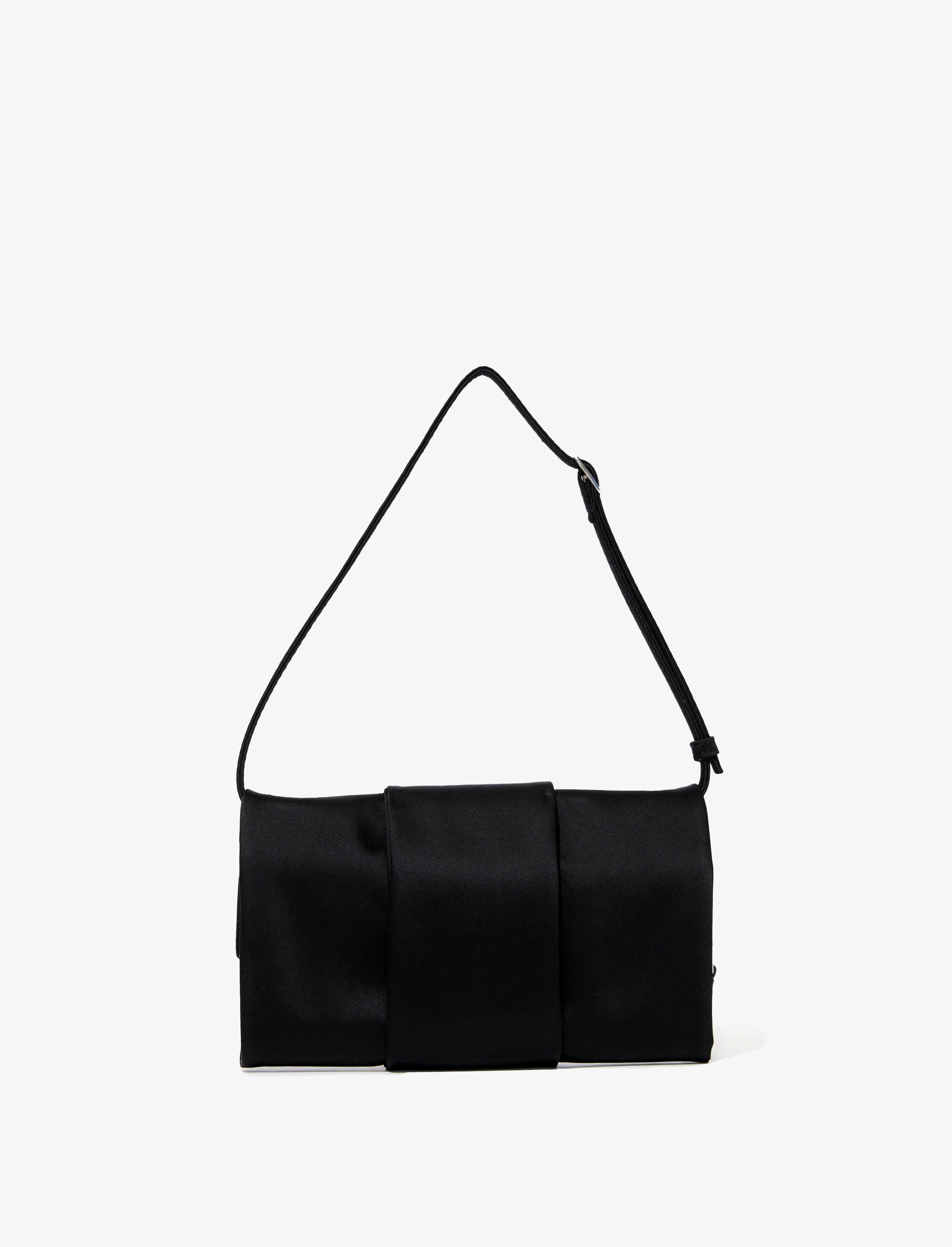 Flip Shoulder Bag in Satin - 5