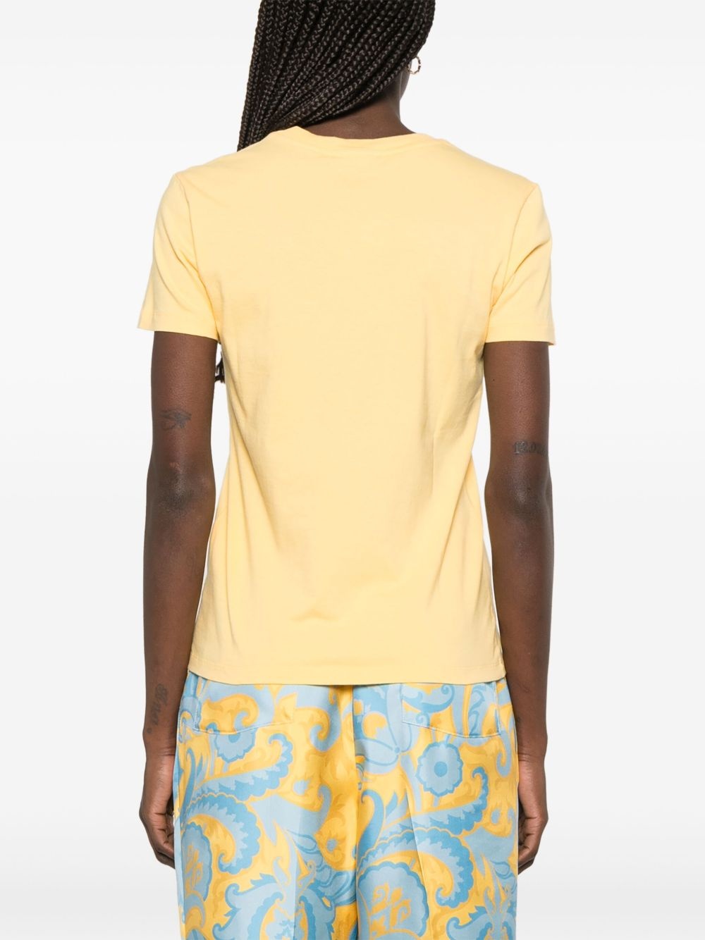 Pegaso-embroidered T-shirt - 4