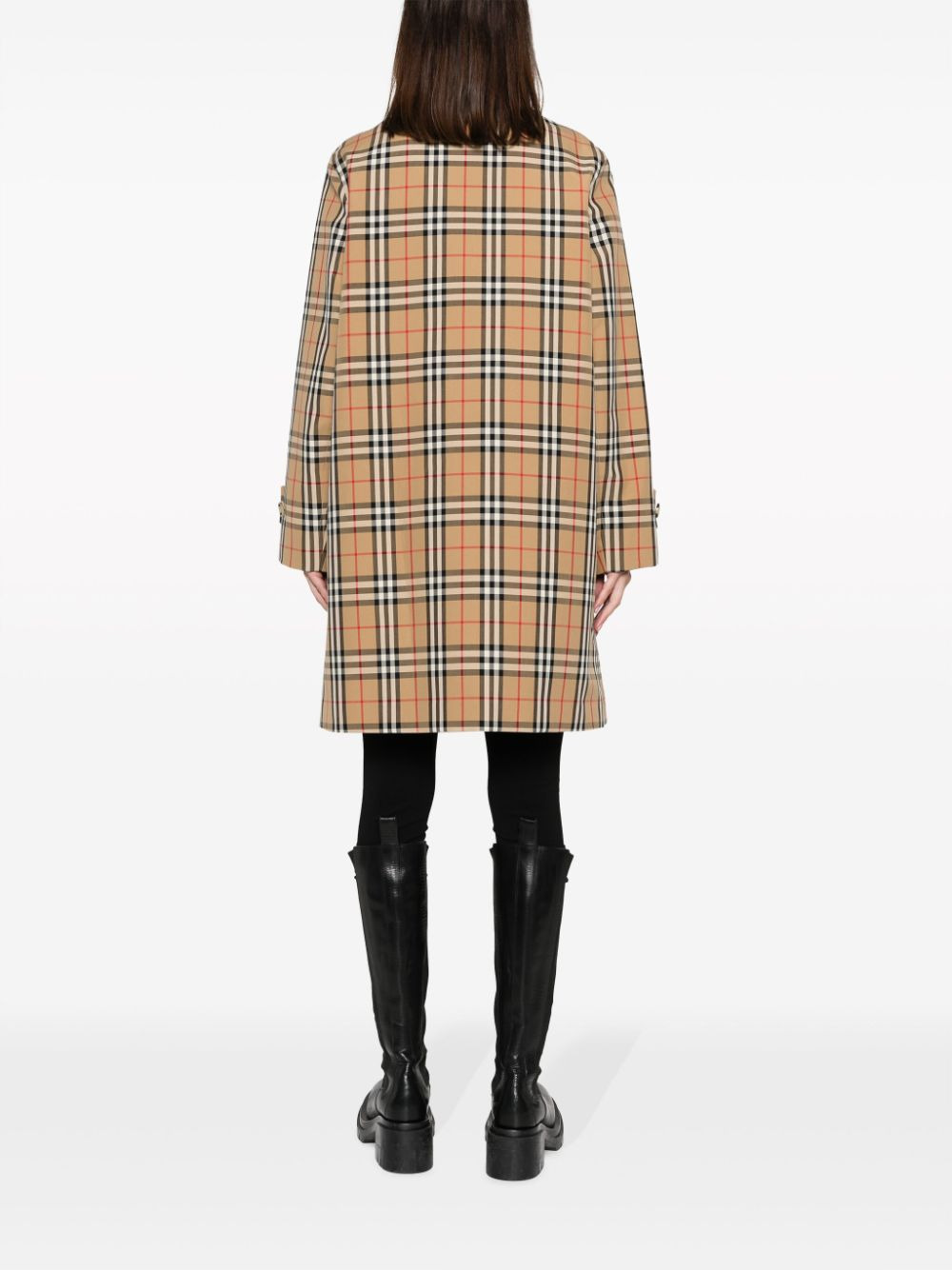 Burberry Checkered Coat - 3
