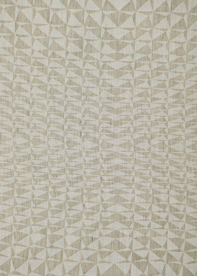 Khaki 'Optical Diamond' Cotton-Modal Scarf 3
