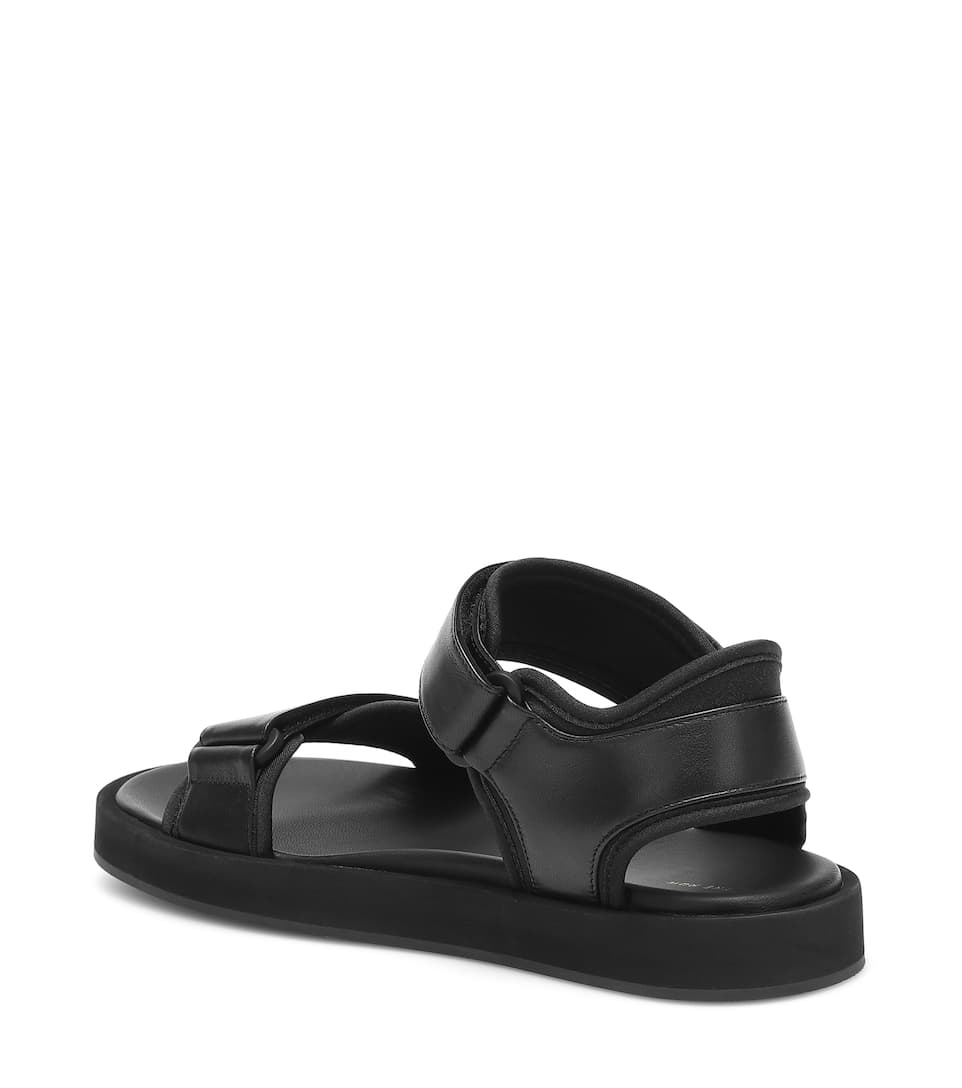 Hook and Loop leather sandals - 3