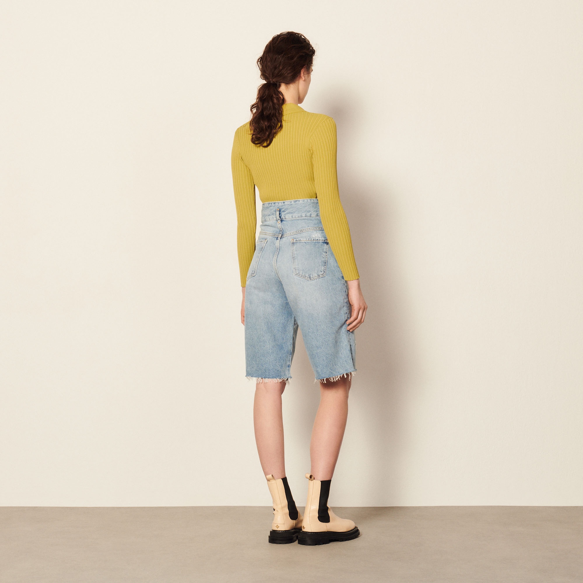 Denim Bermuda shorts - 3