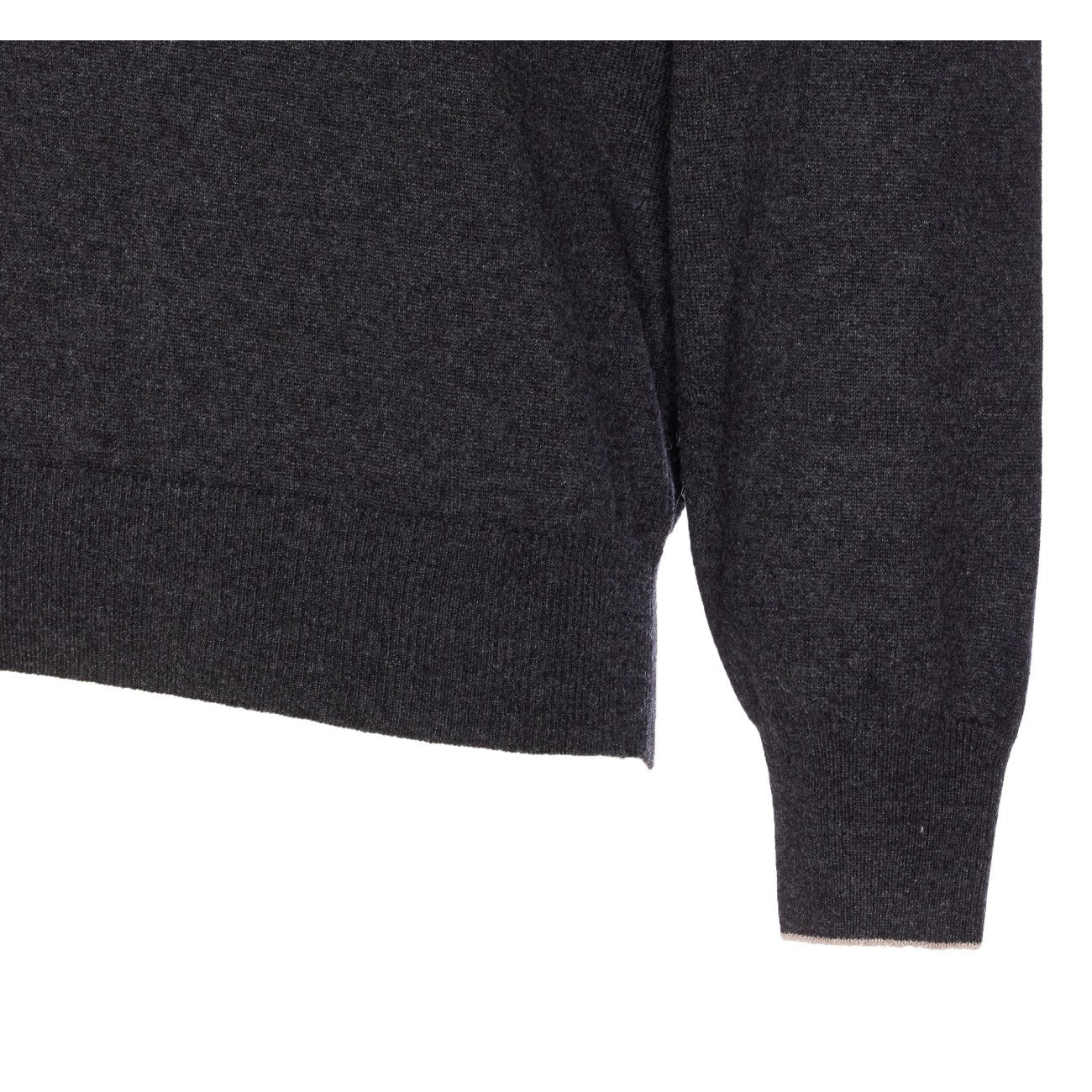 Brunello Cucinelli Men Half Zip Cashmere Sweater - 3