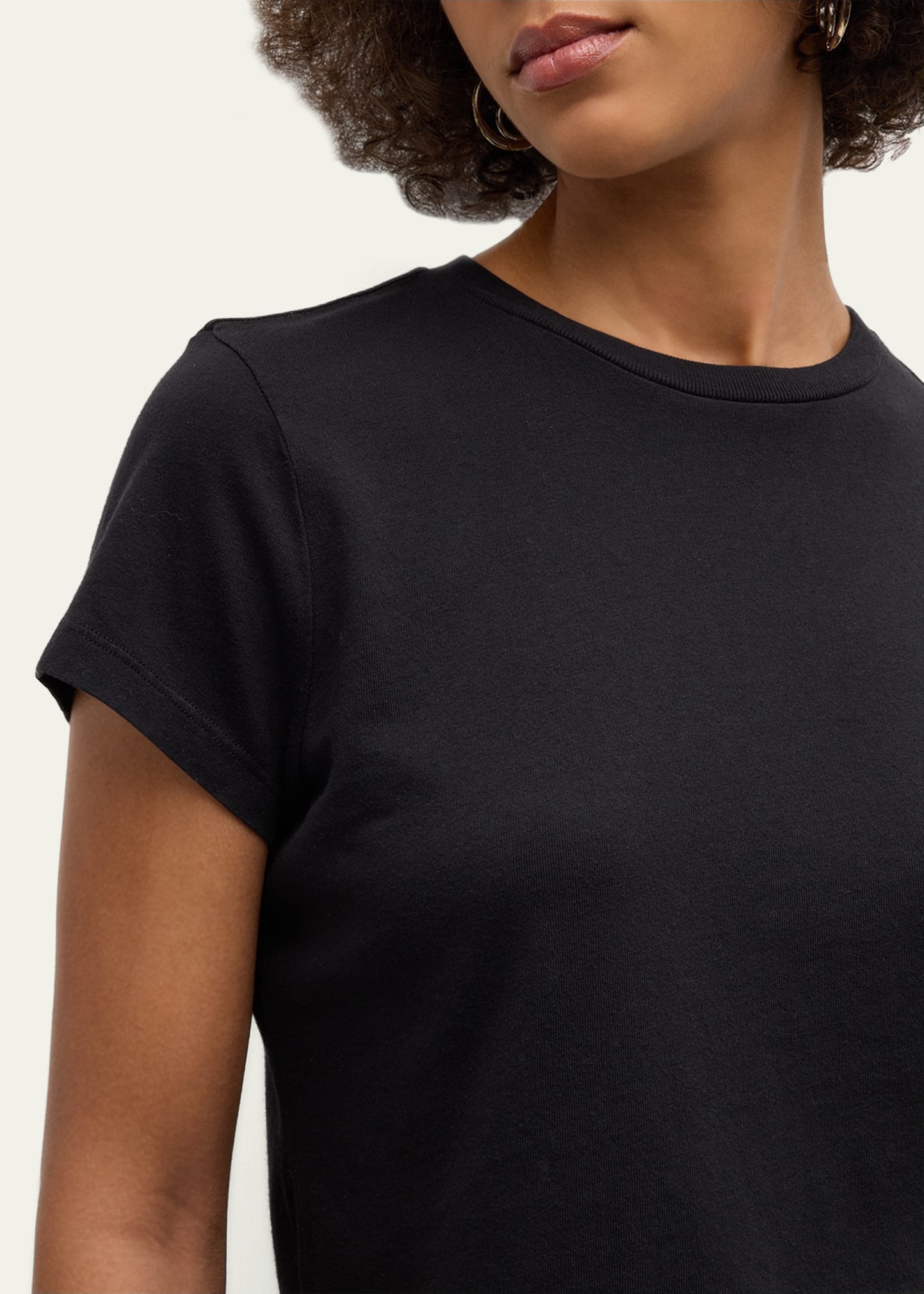 Adine Cropped Short Sleeve Tee - 5