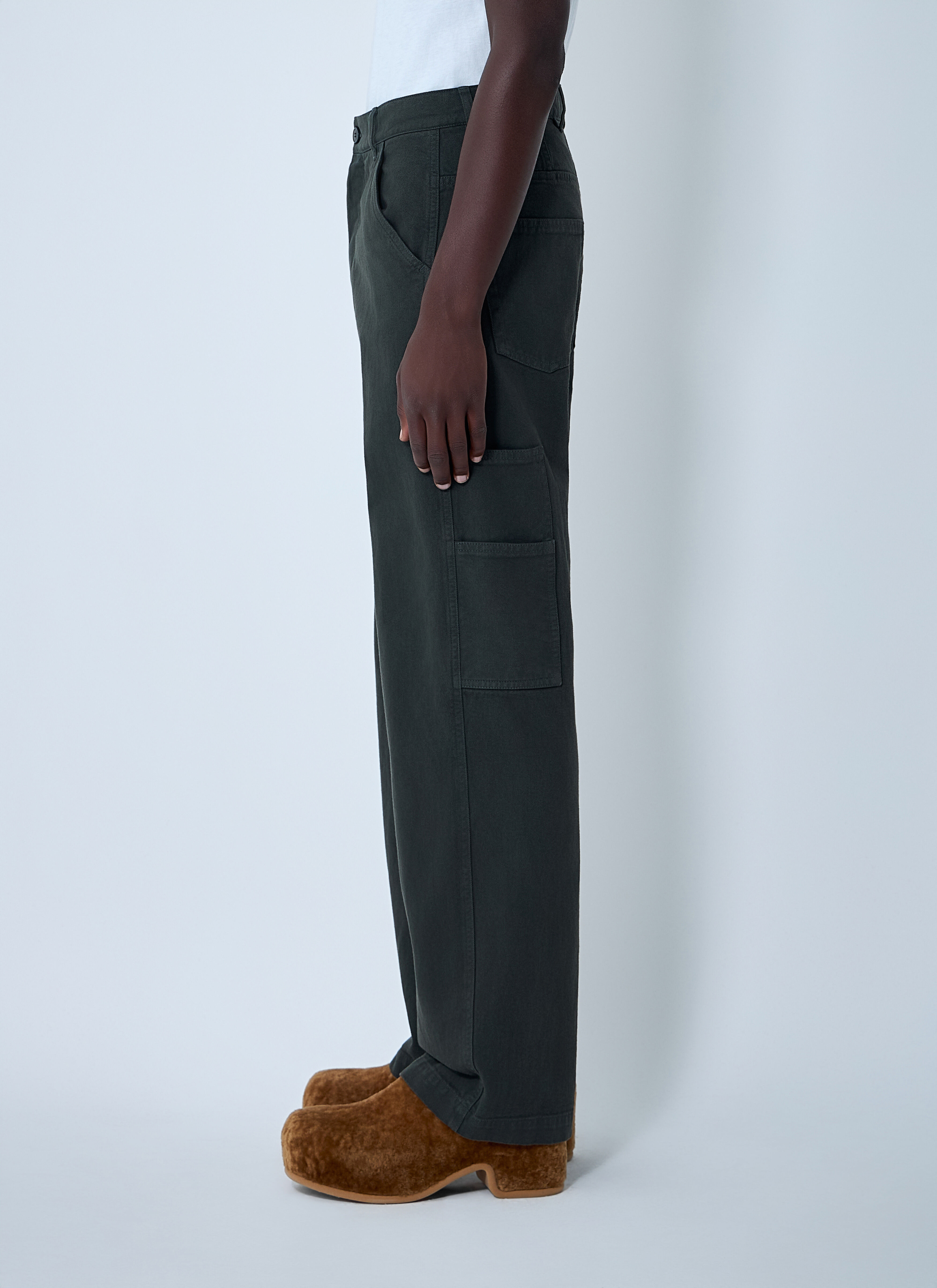 Drawstring Cotton Pants - 3