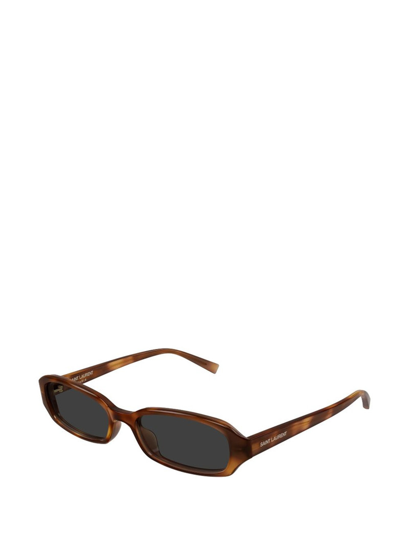 SAINT LAURENT rectangular slim saint laurent sunglasses outlook